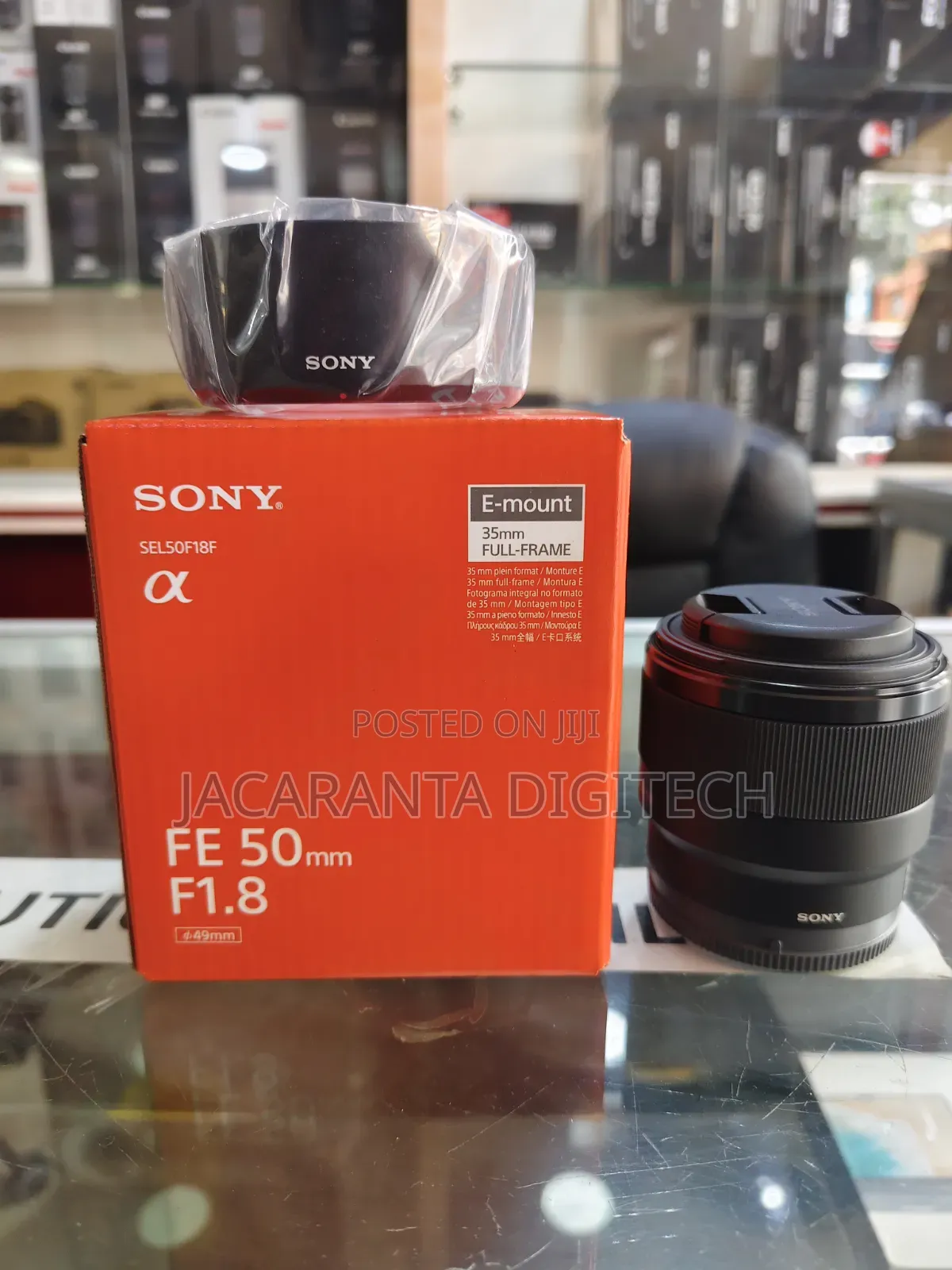 50mm Sony Lens F/1.8 Lens