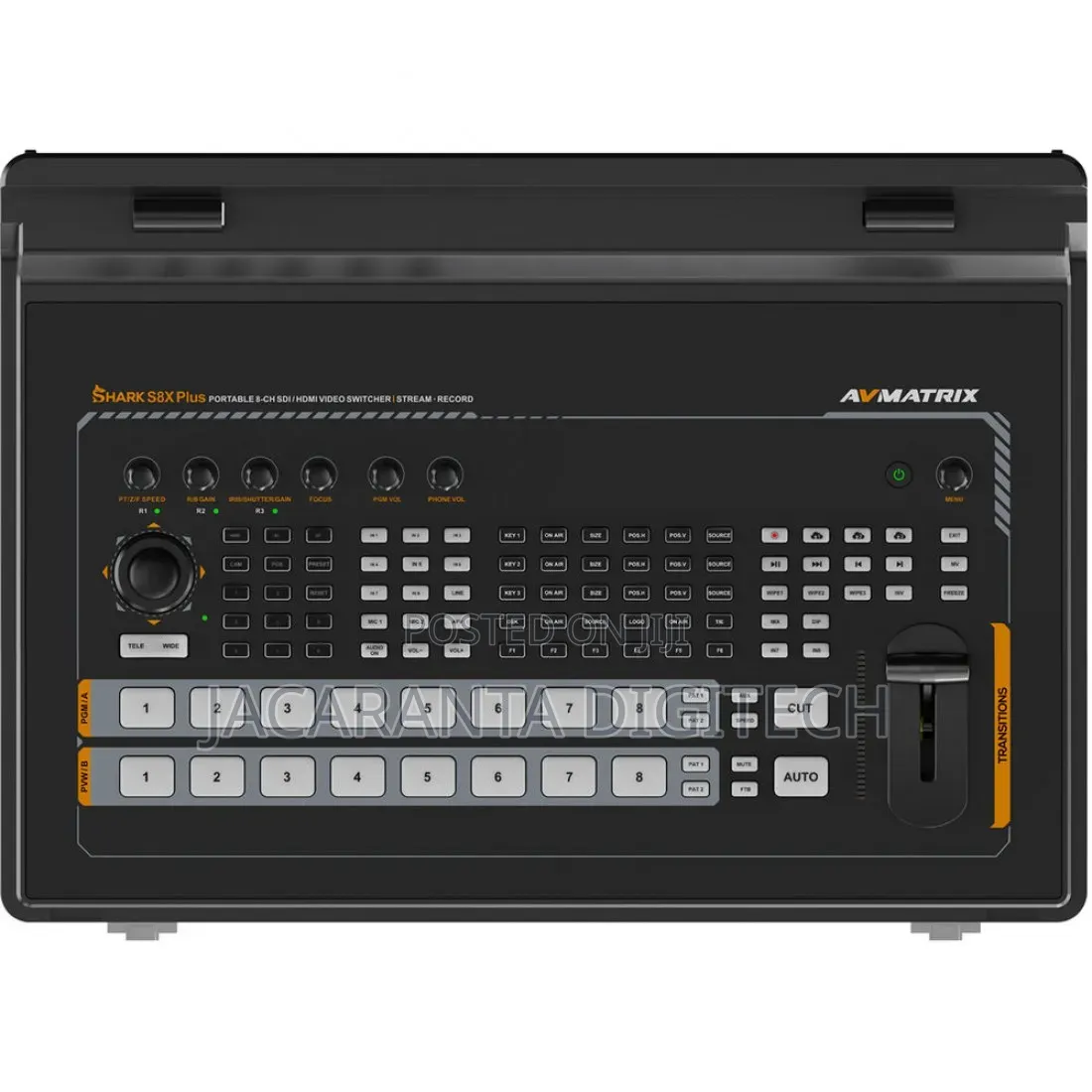 Avmatrix Shark S8x Plus 8-Channel Sdi/Hdmi Portable Video Switcher