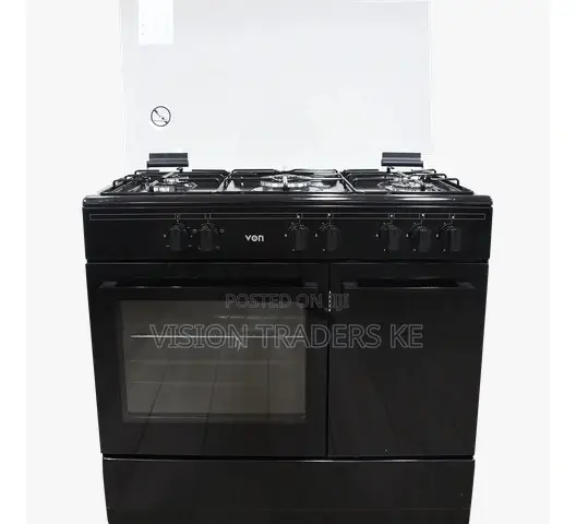 Von Vcf965031nsk 60*90cm 5 Gas Burners Electric Oven With Gas Compartm