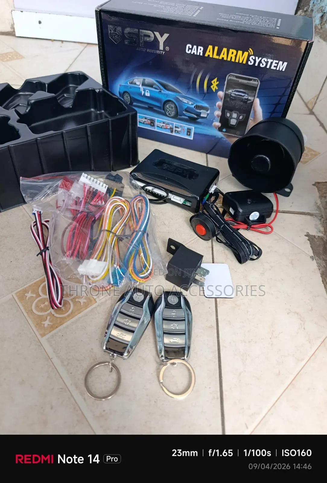 Spy Car Alarm System Bluetooth Control Alarm