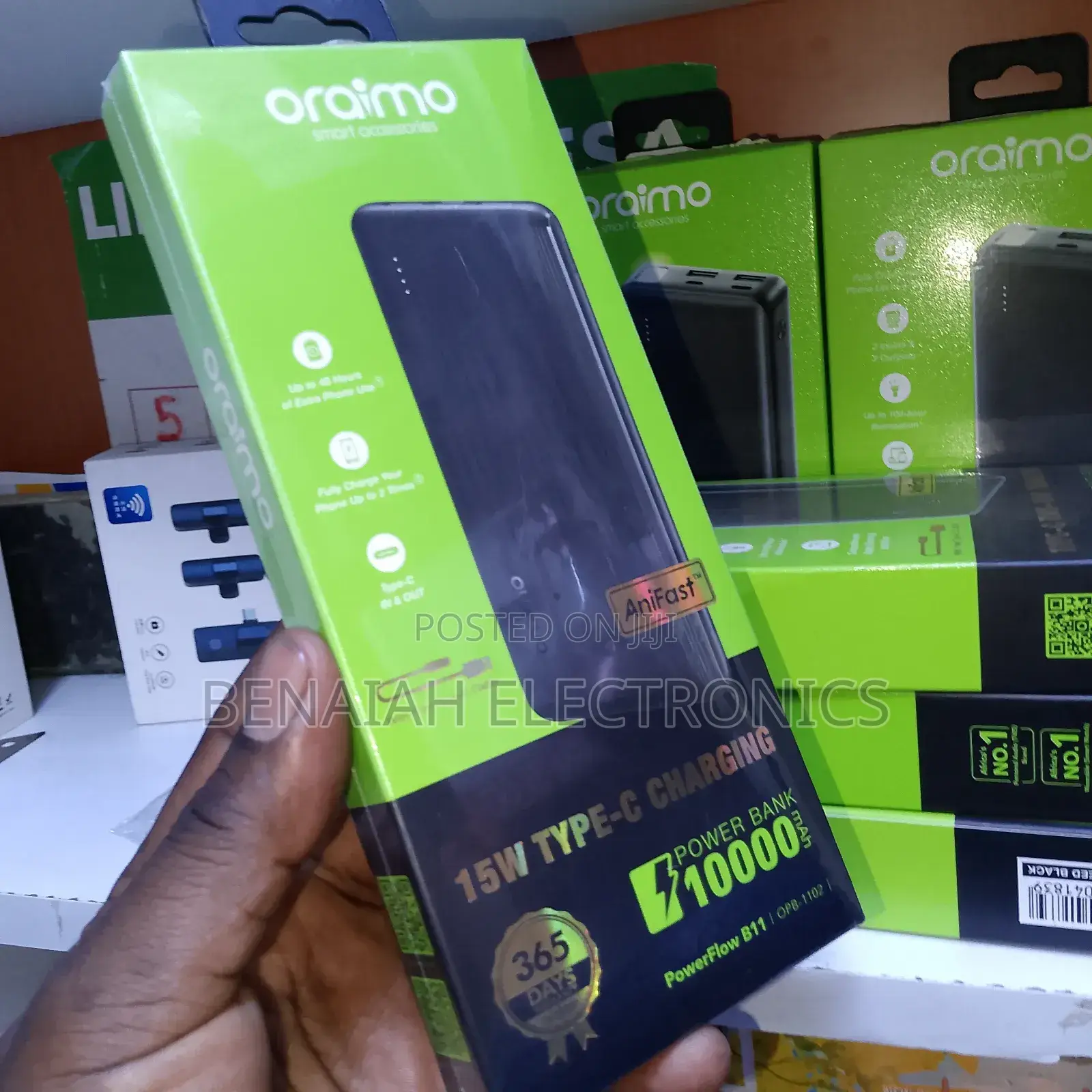 Oraimo 10000mah Power Bank.Reliable Portable and Efficient