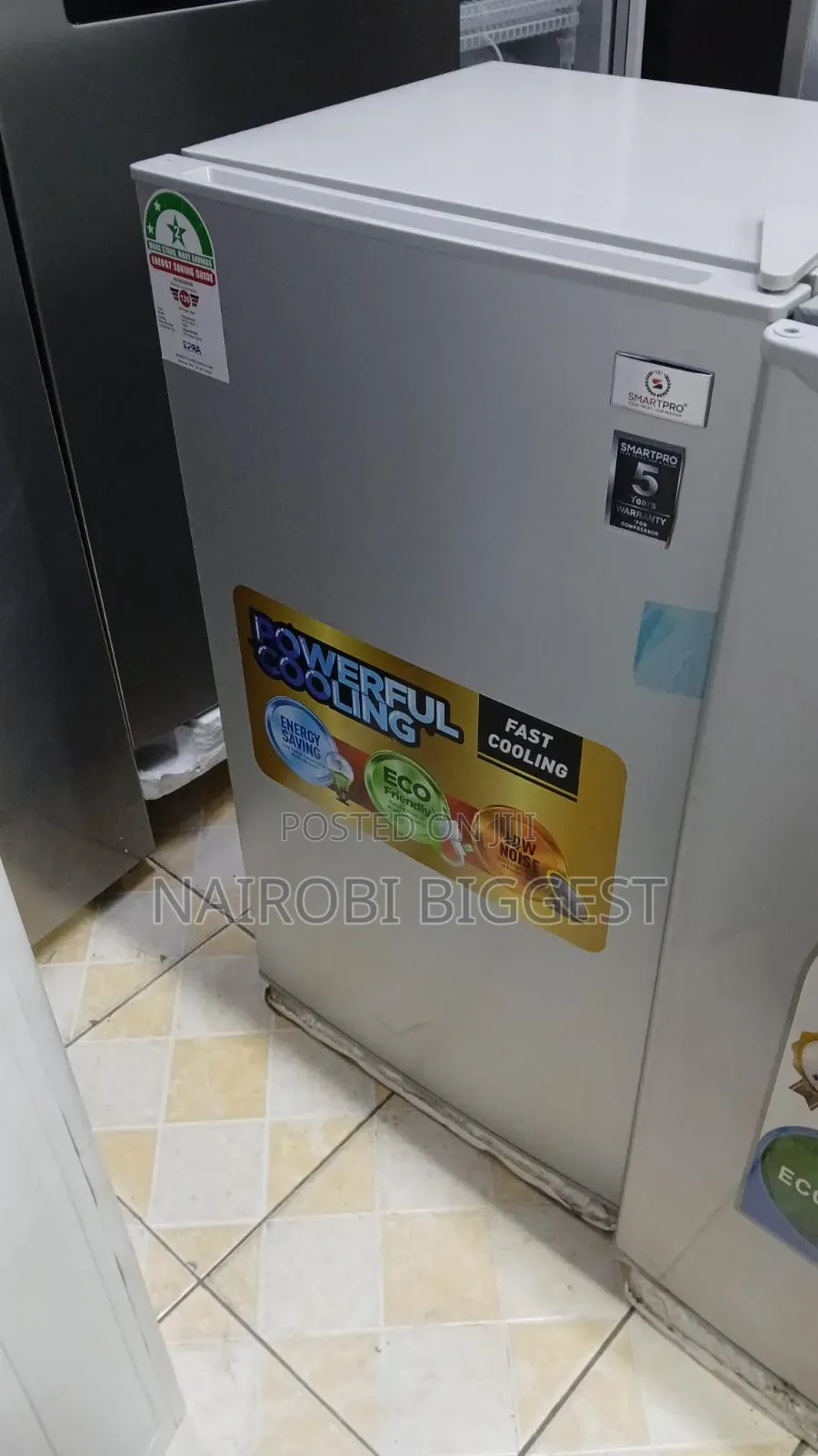 Smartpro 90litres Single Door Fridge