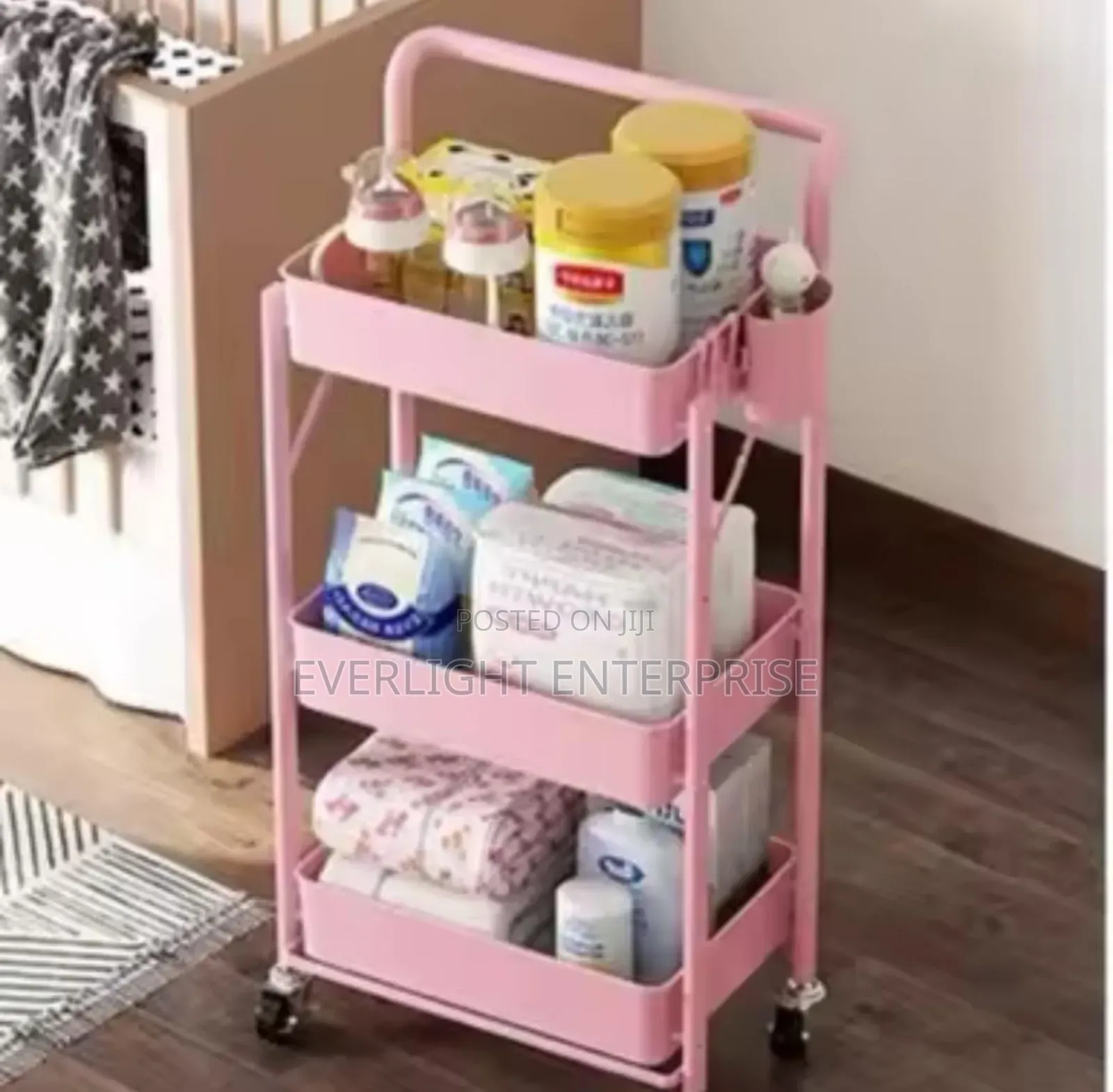 3 Tier Multifunctional Storage Trolley
