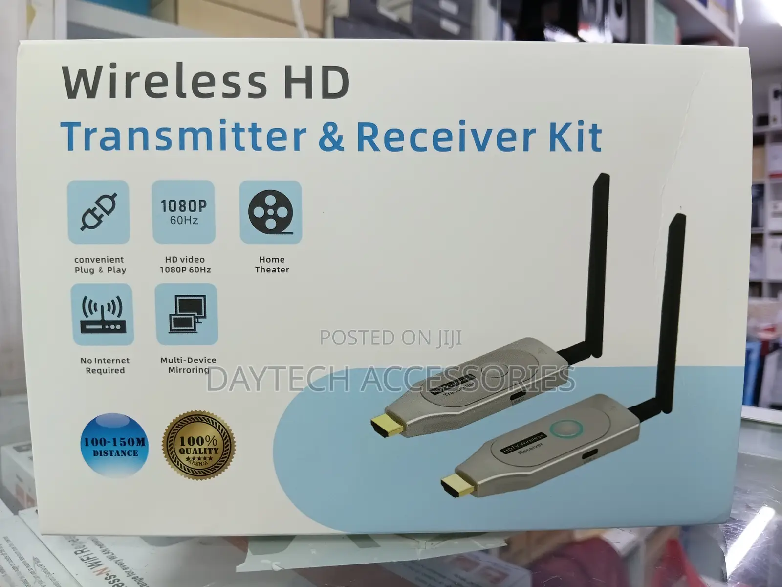 This Fjgear Wireless Hdmi Extender Kit.