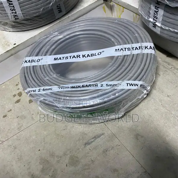 Mat Star Flame Retardant 3 Cores Live, Neutral, and Earth PVC Insulate