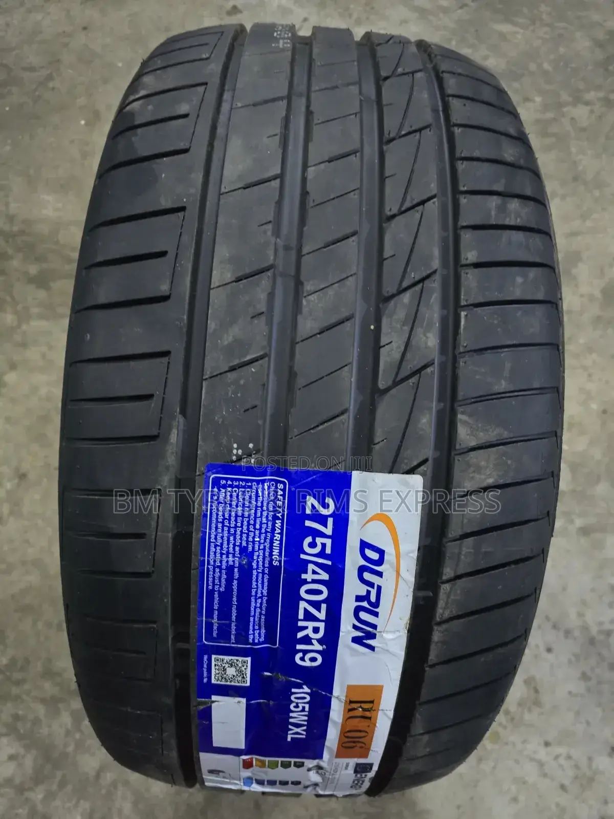 275 /40 R19 Durun (Ru06)