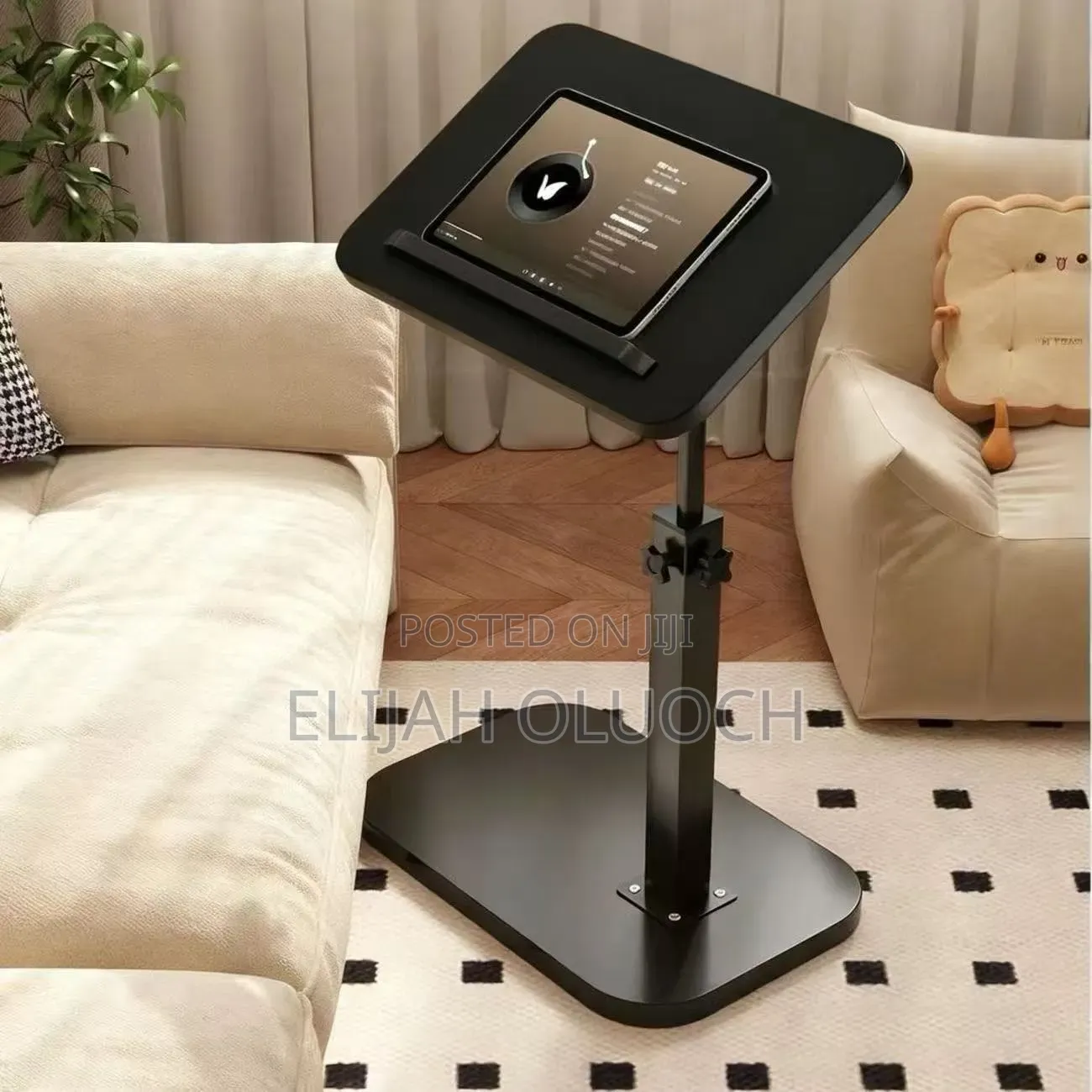 Adjustable C - Shaped Side Stool/Table