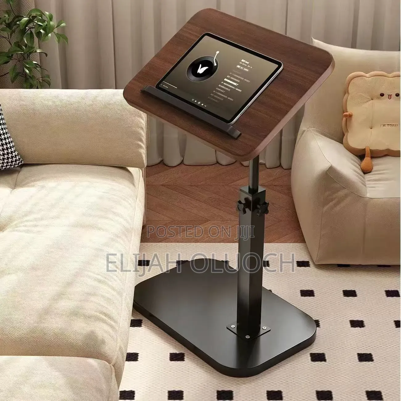 Adjustable C - Shaped Side Stool/Table