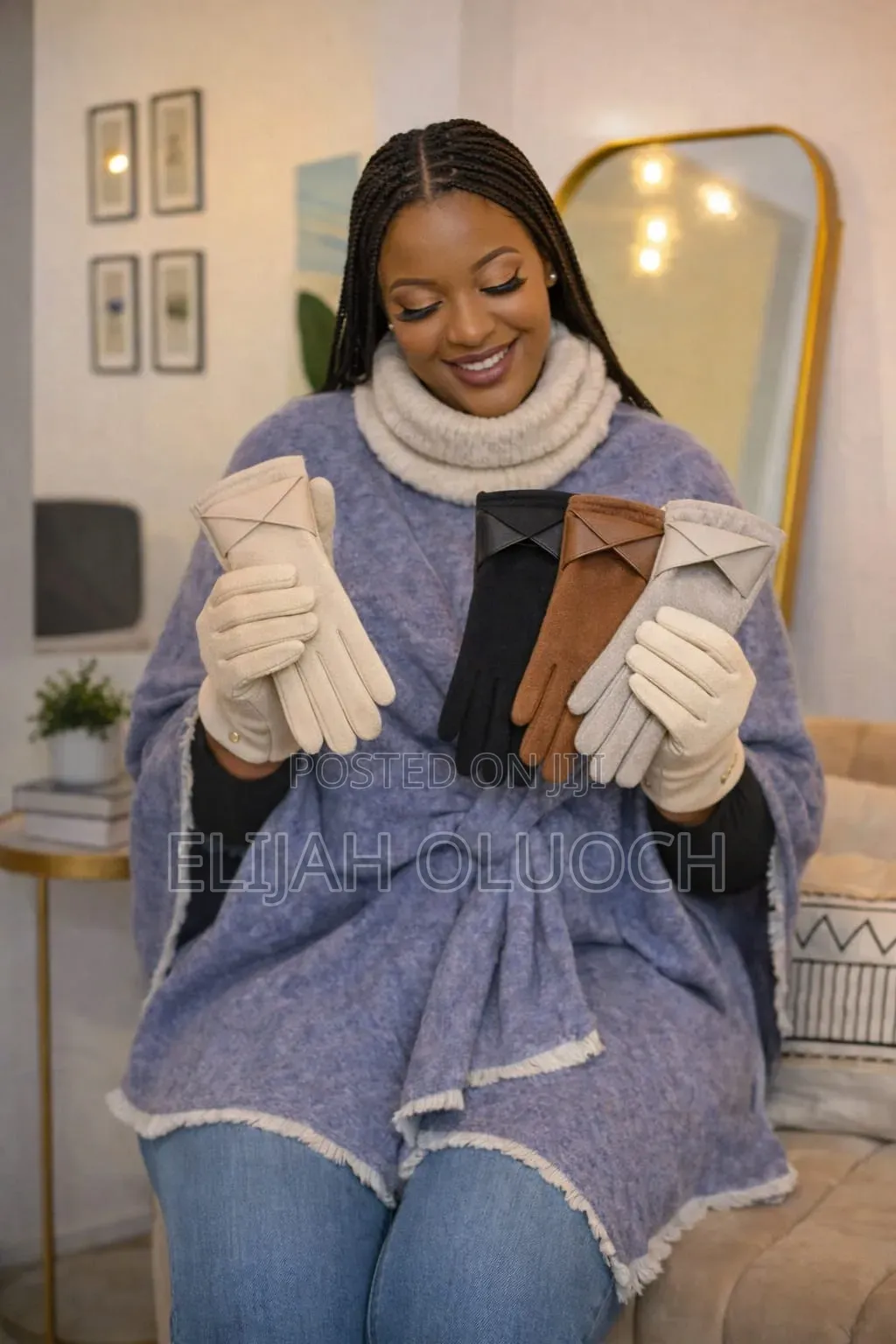 Free Size Women's Warm Thermal Winter Gloves