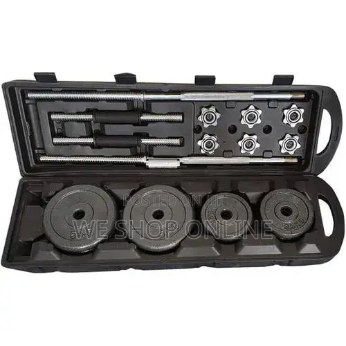 50kg Adjustable Dumbbells to Barbells Weight Set