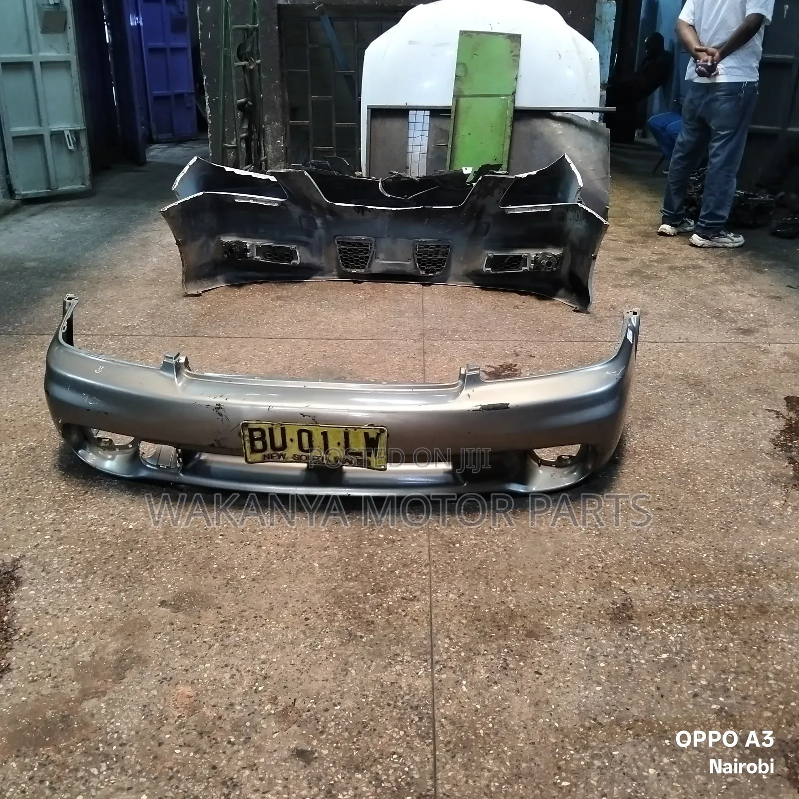 Subaru Legacy Bh5 Front Bumper Less Fog Lights. Clean Ex Japan