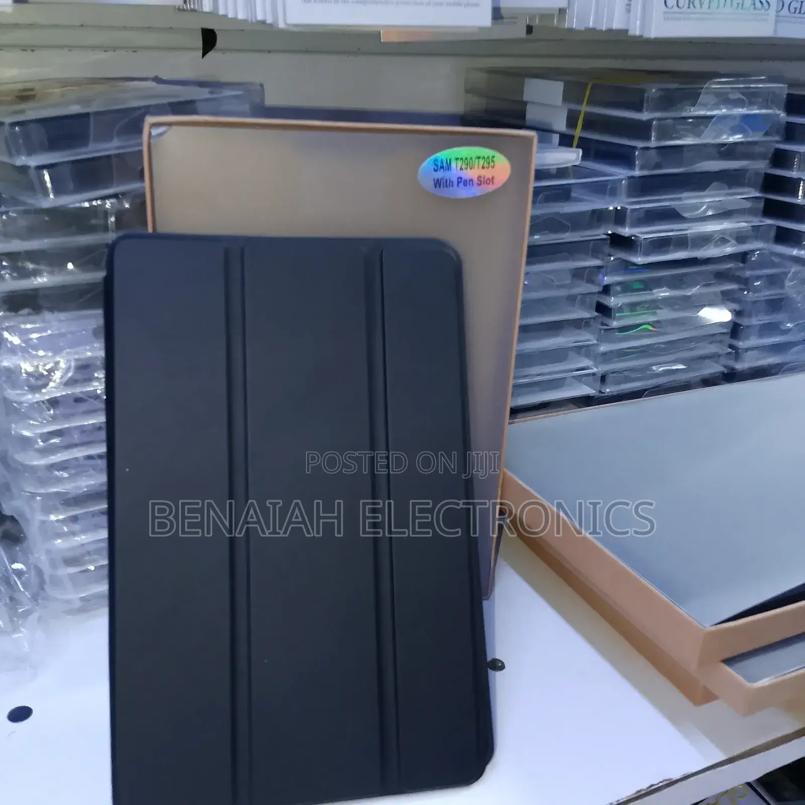 Samsung T290/T295 Tablet Cover, Flip Cover Black All Round Protection