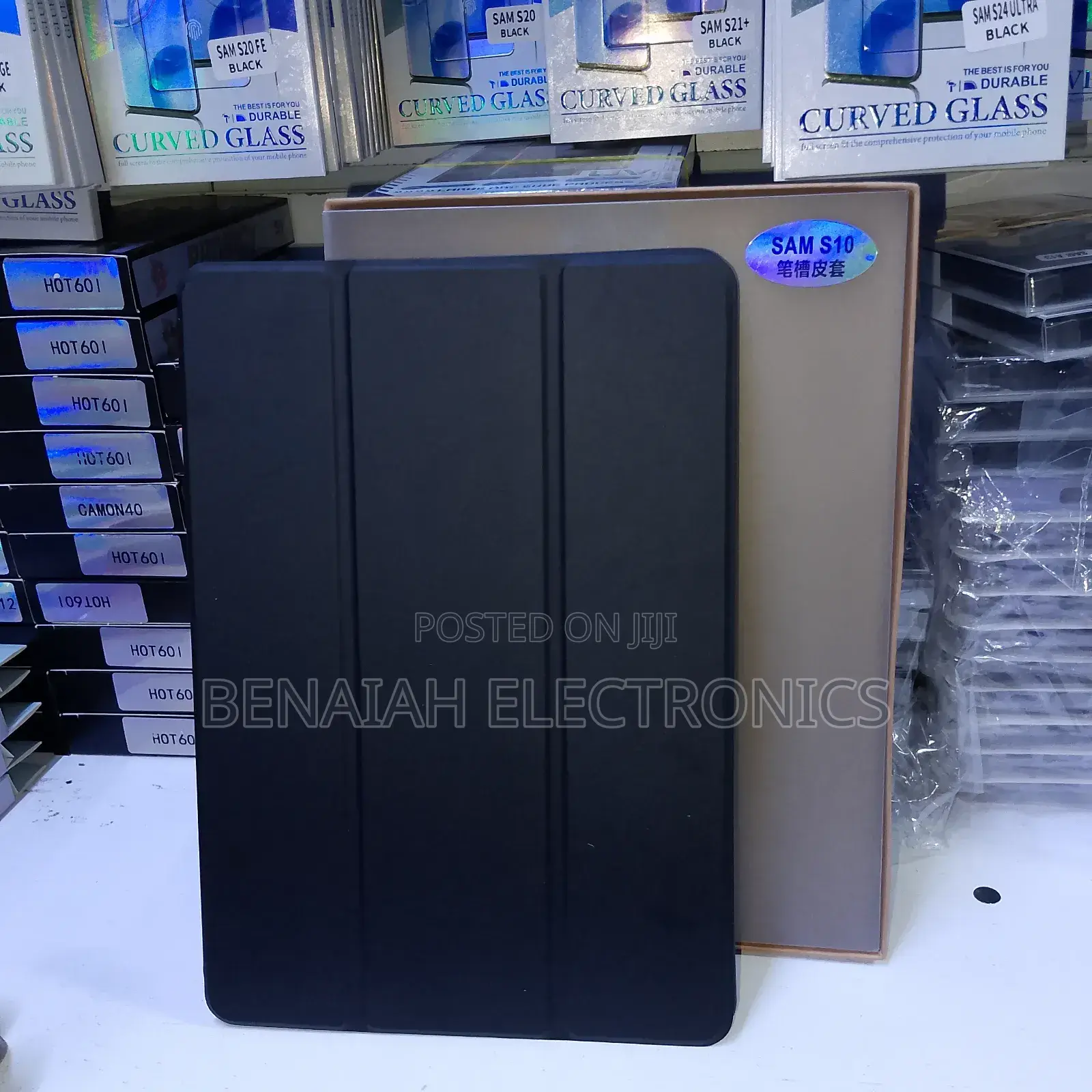 Samsung S10 Tablet Flip Cover With Pen Slot