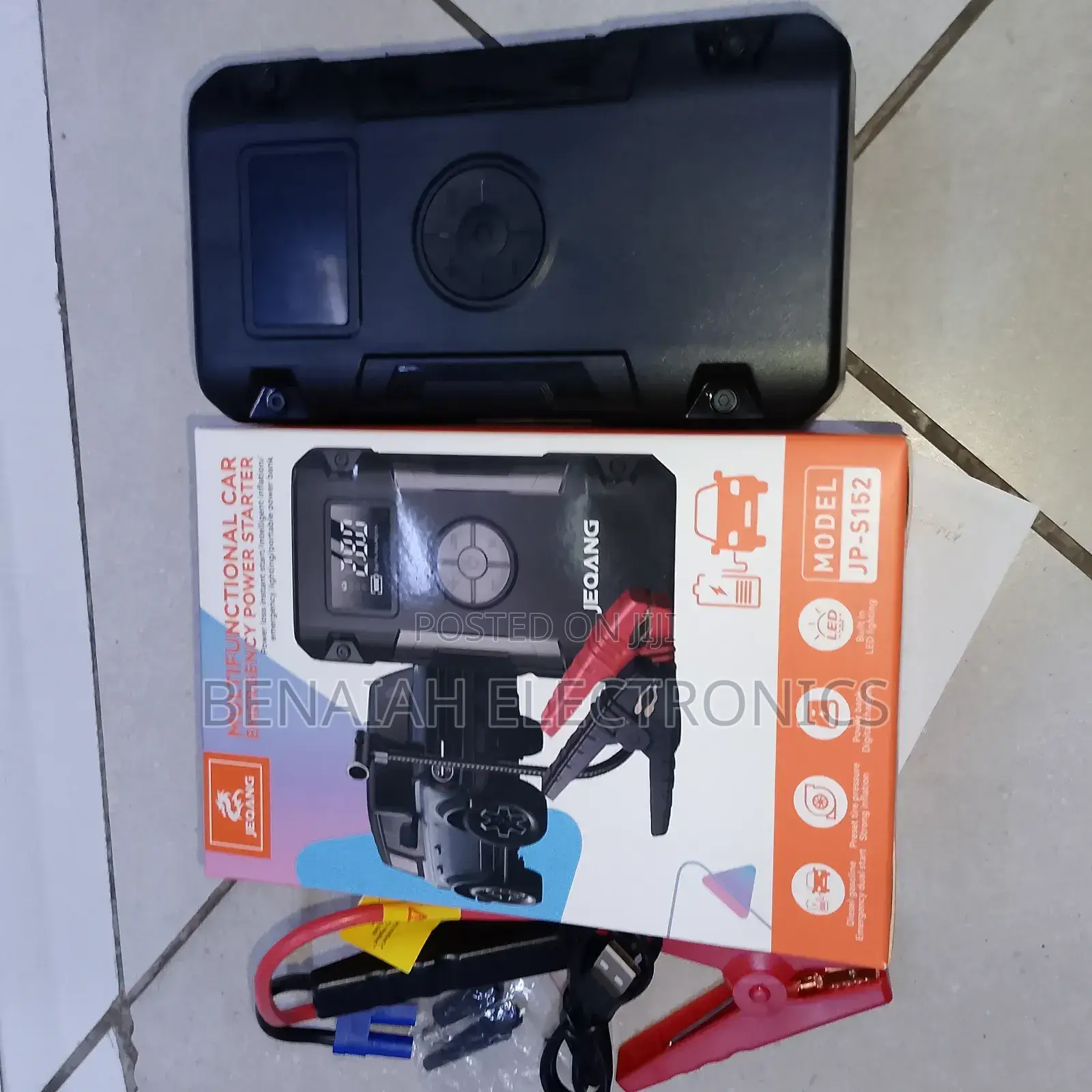 Powerful Car Jumpstarter Intelligent Inflator,Inbuilt Led Lighting