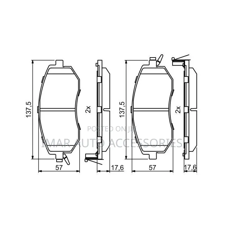 Bosch Brake Pads 0 986 494 761 | Premium Disc Brake Pad Set Kenya