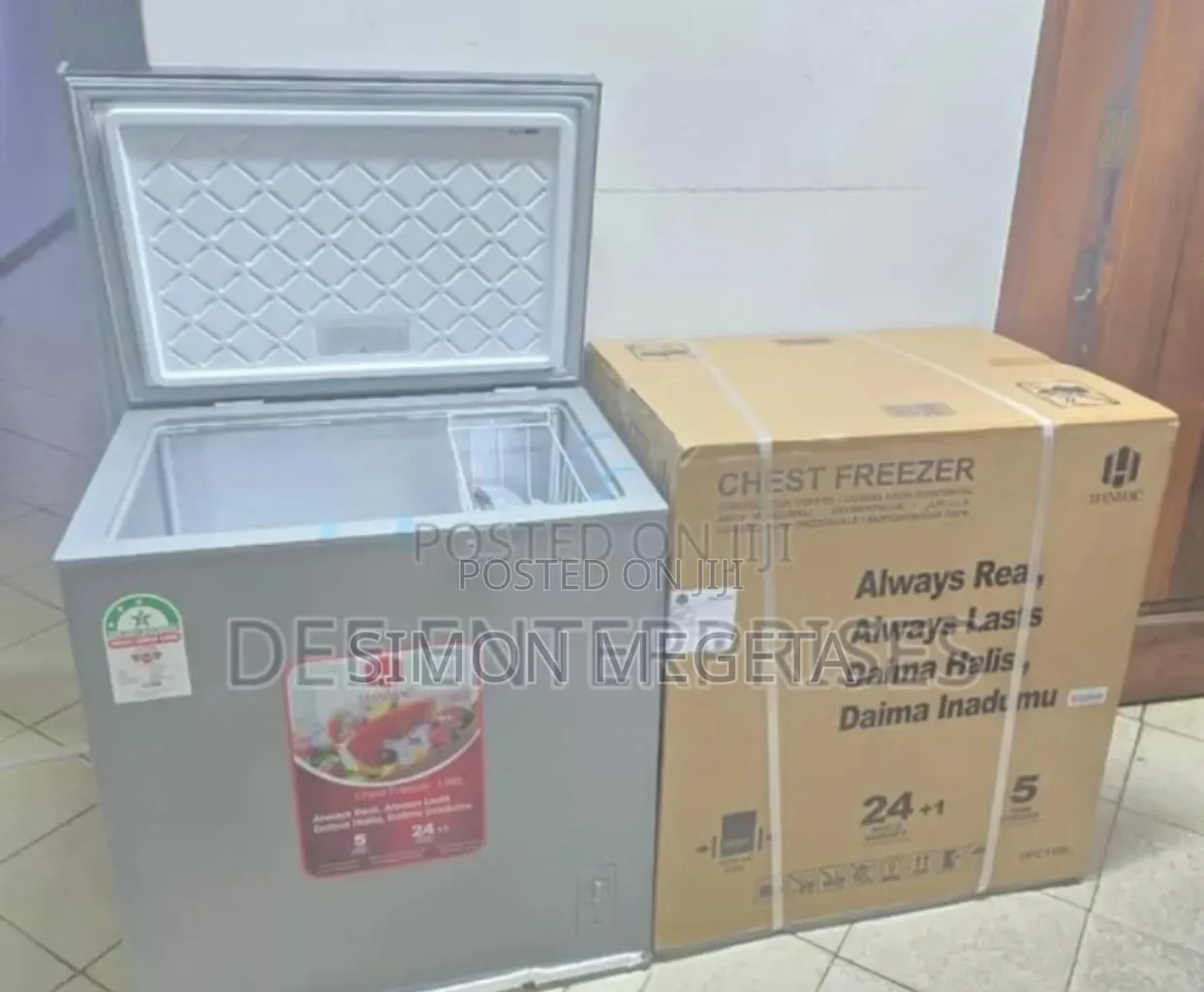 Silver 200l Hanmac Freezer