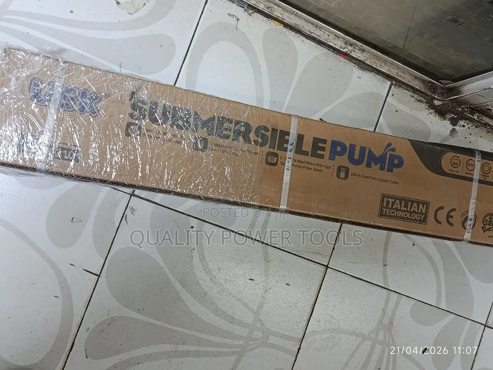 Usk Submersible Pump 0.75hp