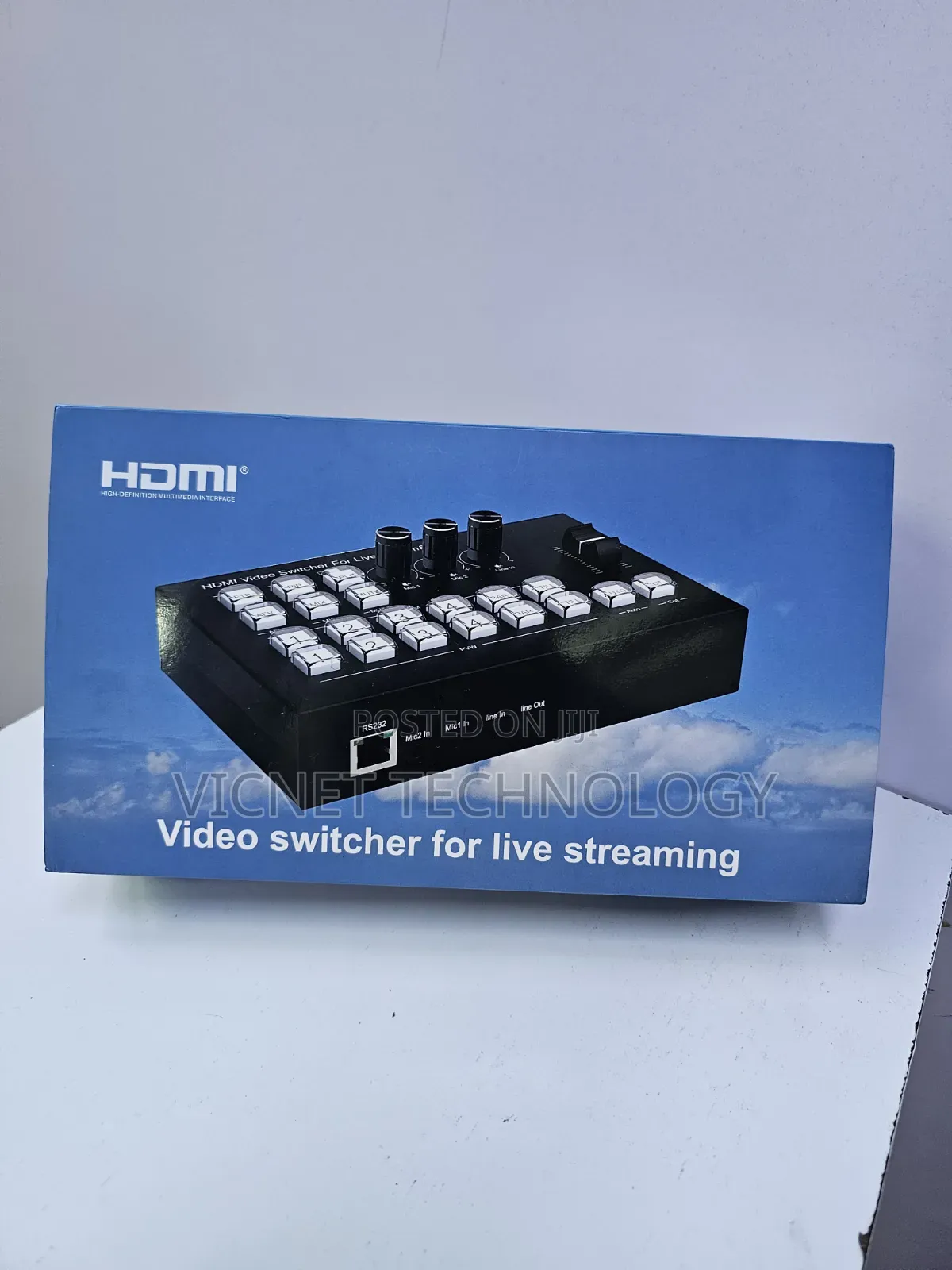Full Hd 4 Hdmi Channels Video Switcher for Live Streaming