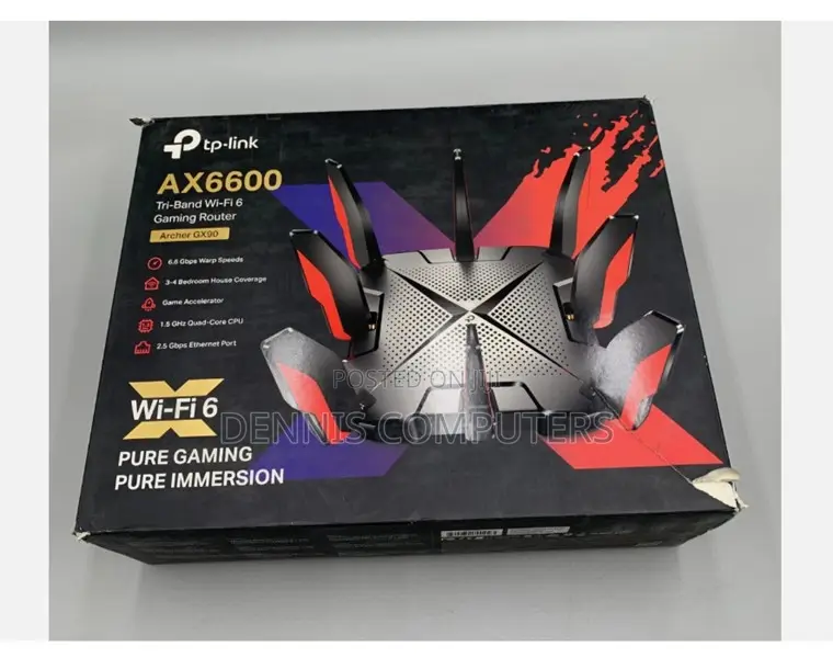 Tp-link Gaming Router Tp-link Ax6600 Wifi 6 *Tl-archer Gx90