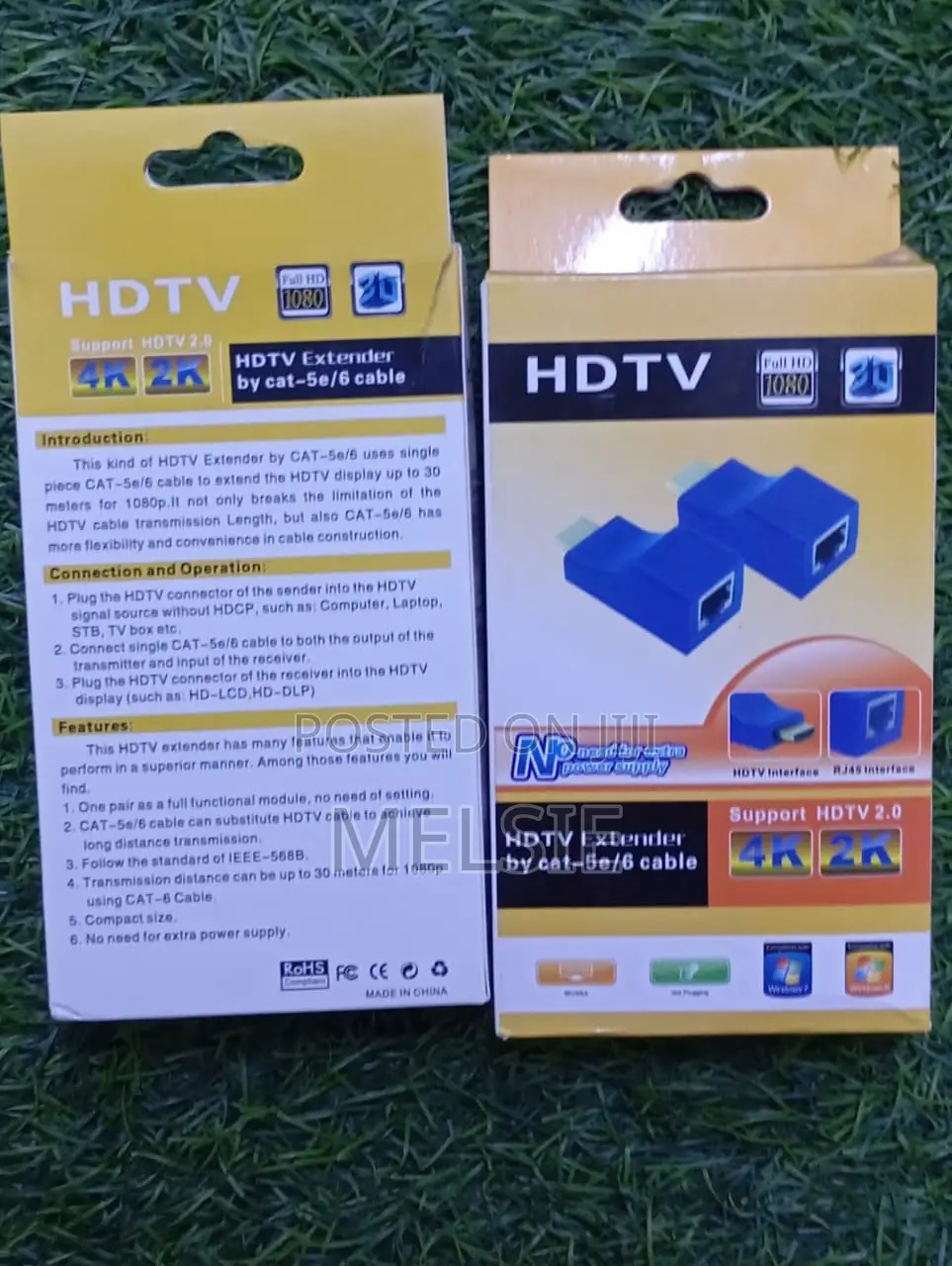 HDTV Signal Extender via Cat-6/6a