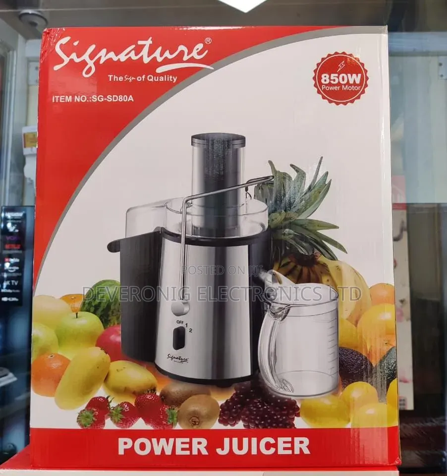*Signature Power Juicer 850w