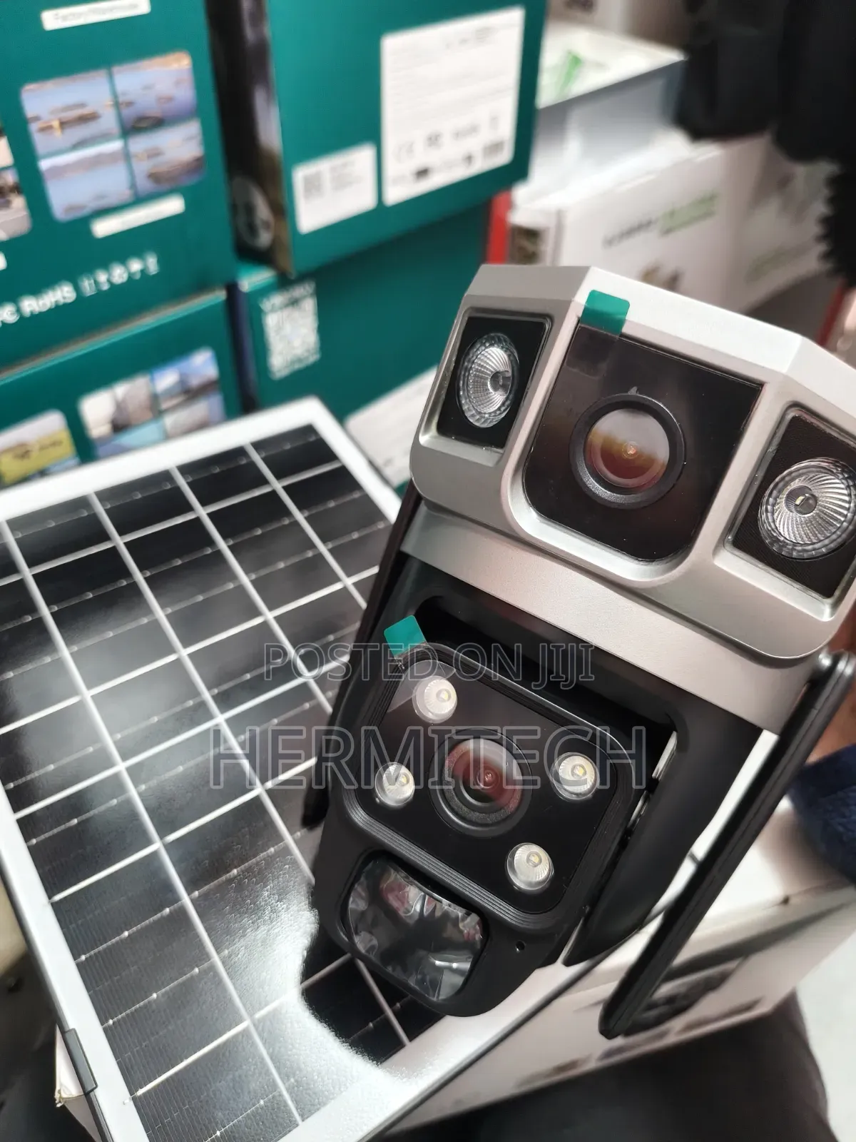 Solar Light V380 Pro 4mp Dual Lens 4g CCTV