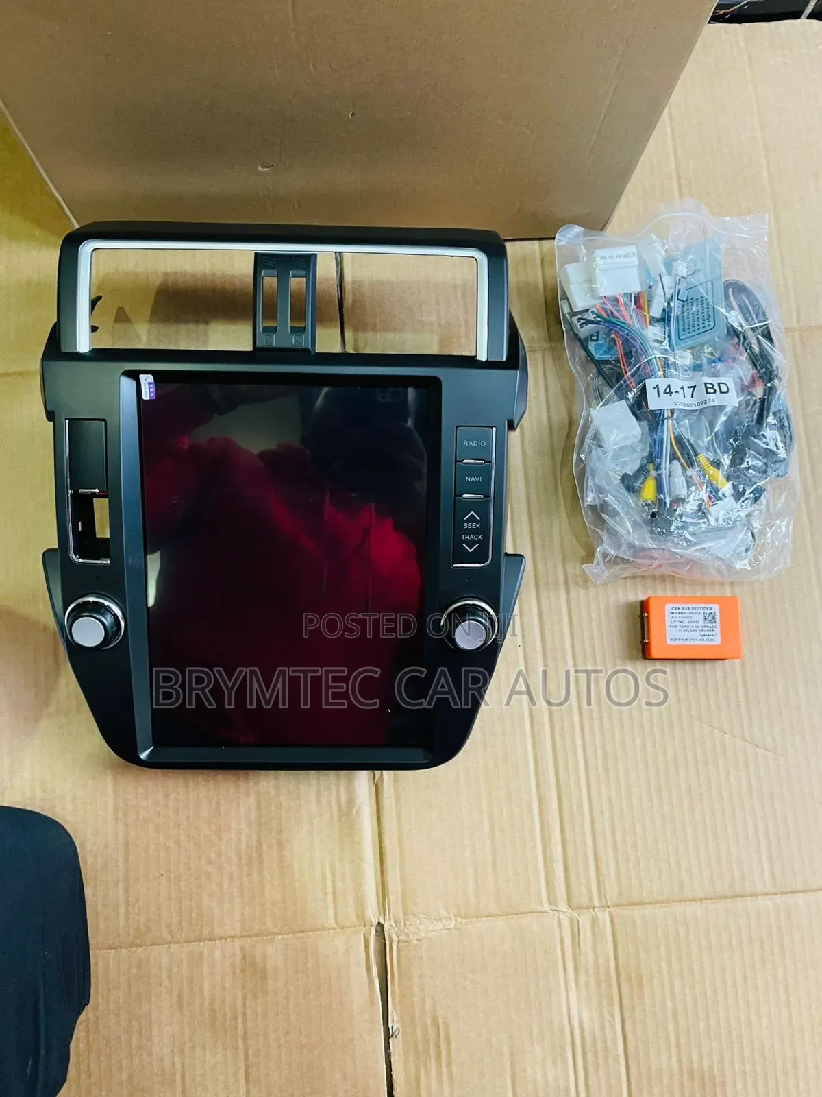 Prado J150 2013_2017 Tesla Screen