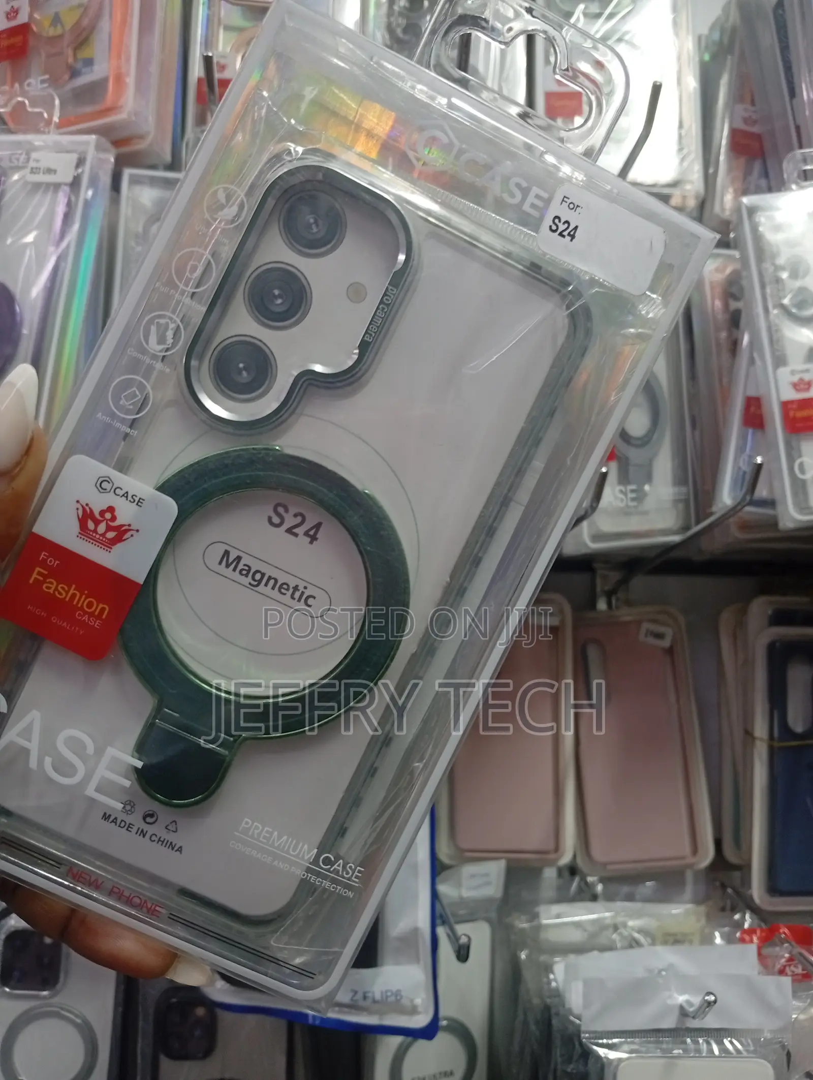 Premium Clear Phone Case for the Samsung Galaxy S24,