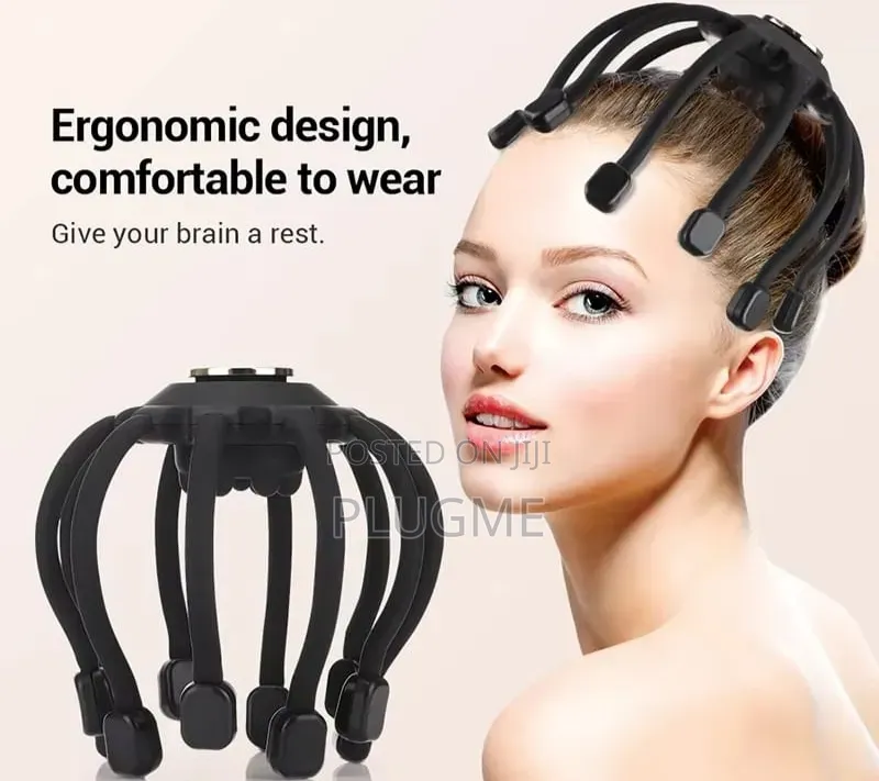 Electric Octopus Claw Anti Stress Head Massager