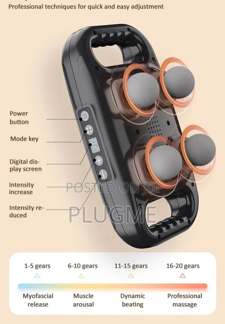 Powerful Four Heads Deep Tissue Massager