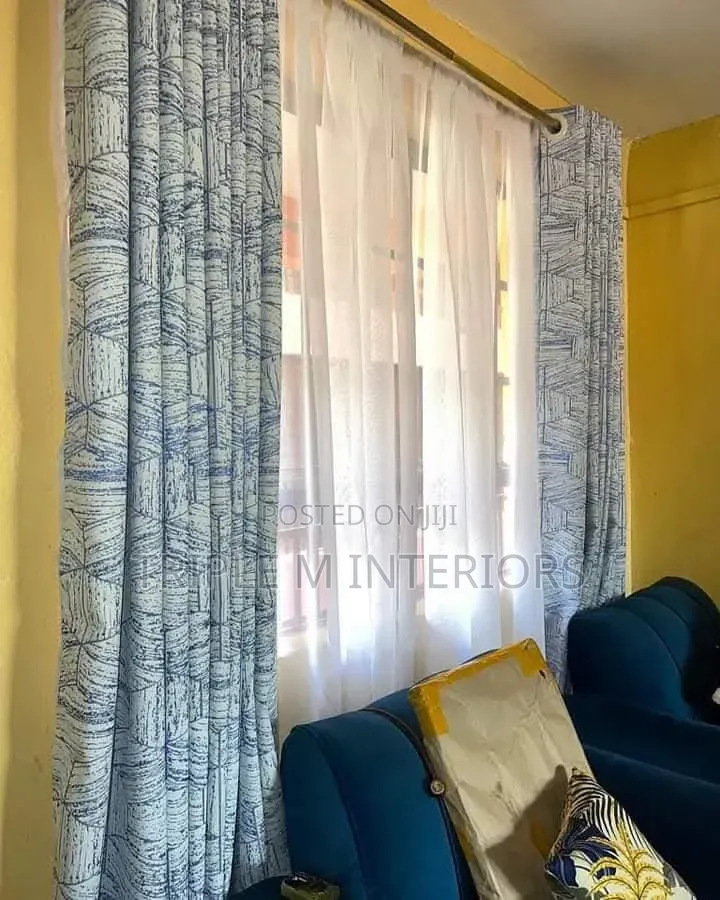 Sunlit Comfort With Premium Fabric Drapes