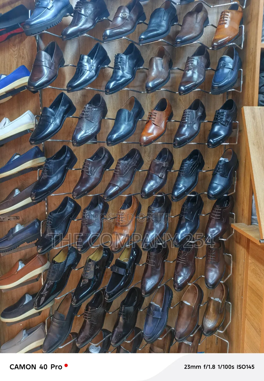 Quality Leather Casual Low Cat Official Men Oxford Shoes