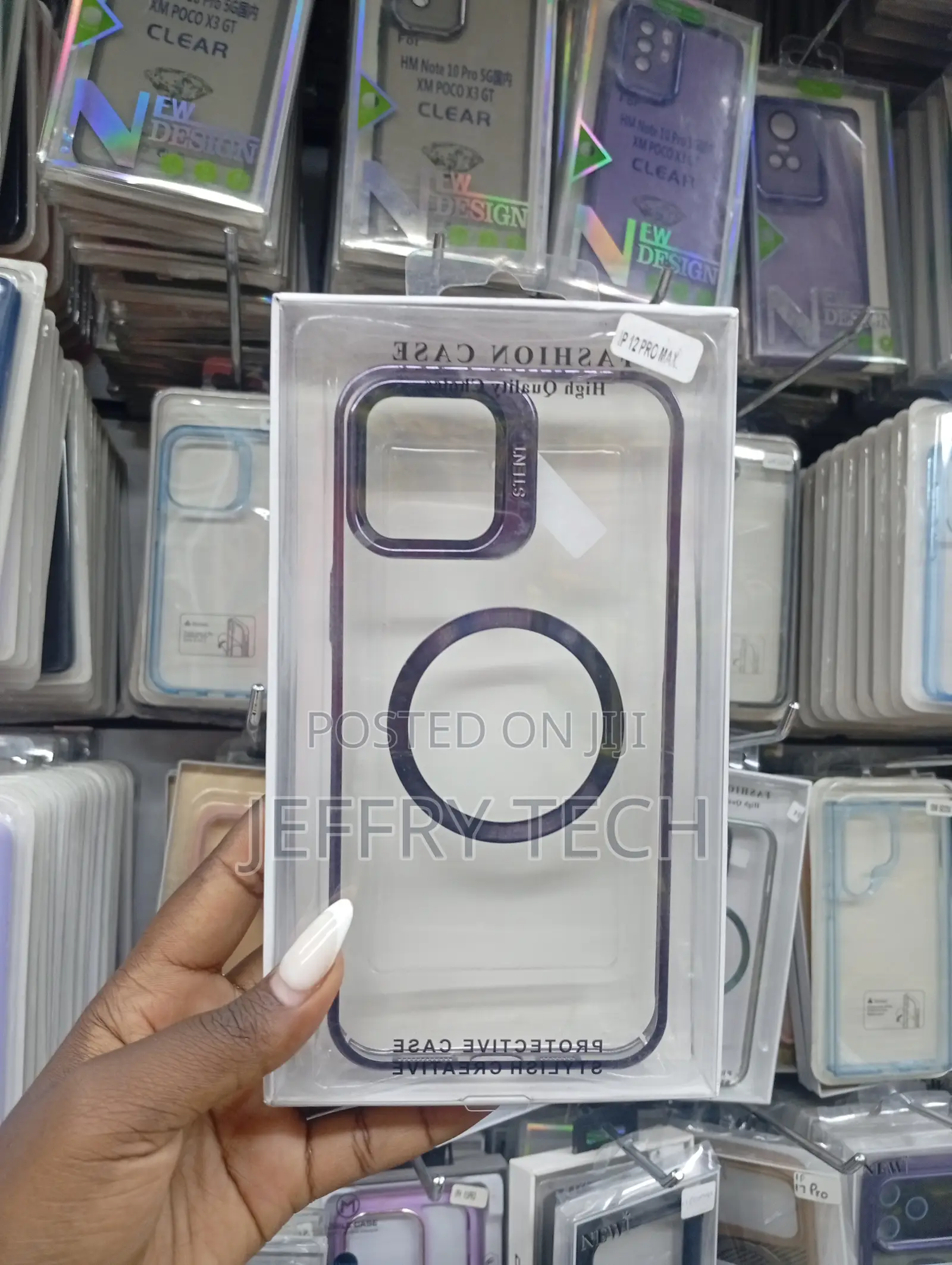 A Clear Magnetic Phone Case With a Built-in Stand