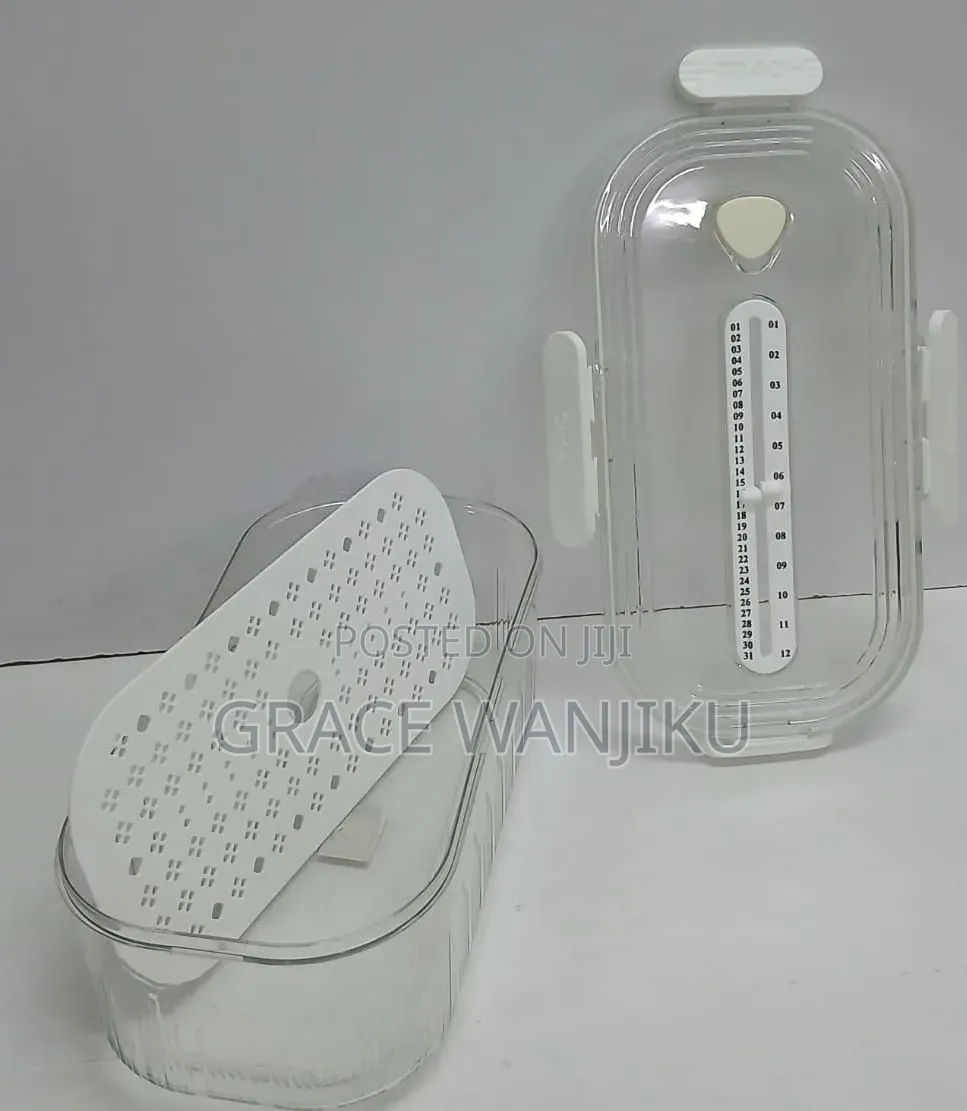 Timekeeping Stackable Fridge /Storage Organizer
