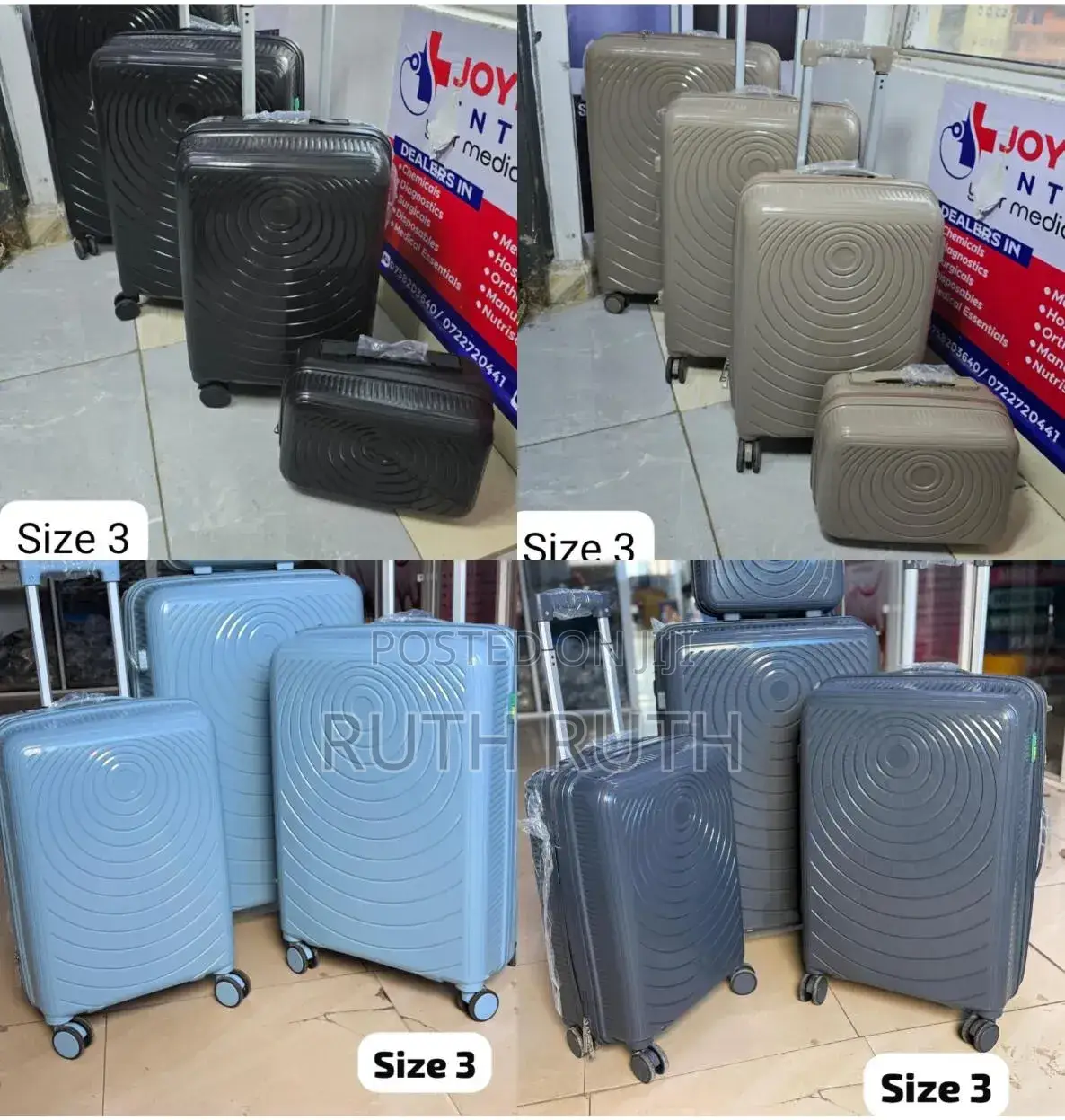 4 in 1 Rubber Suitcase