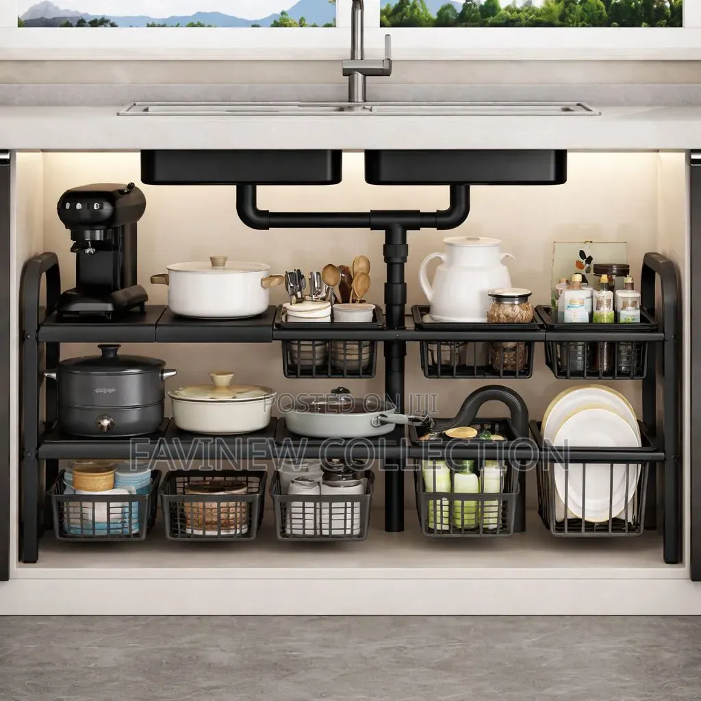 Maximize Your Space With This Expandable Under-Sink Organizer