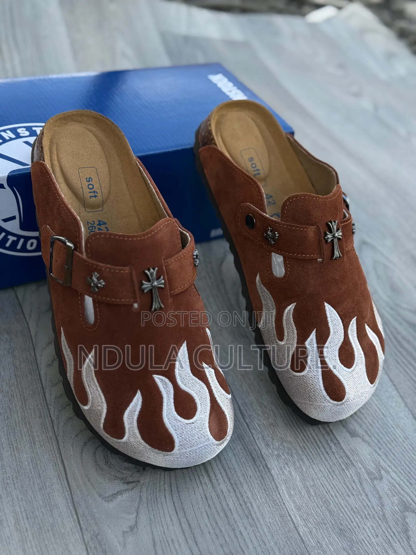 Custom Flames Designer Clogs