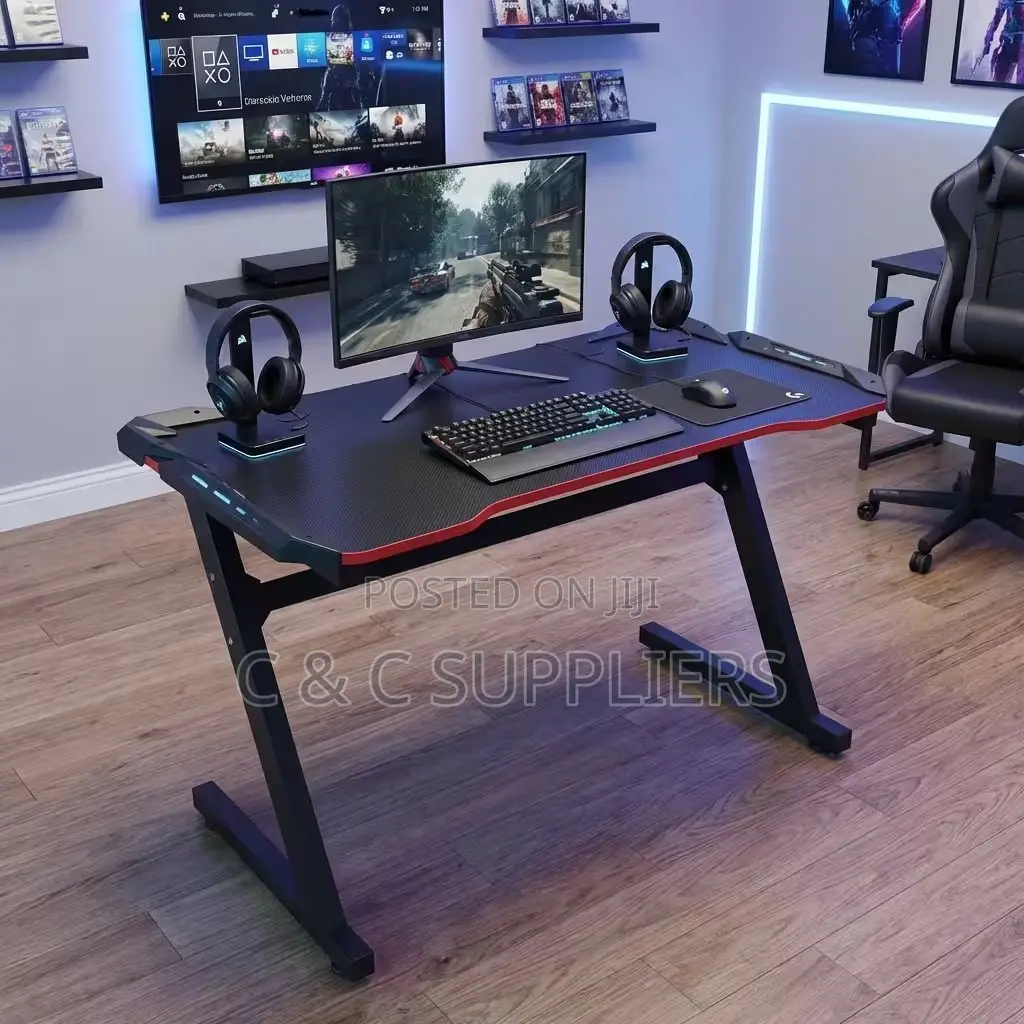 Office Desks; Home Office Computed Desk With Lights