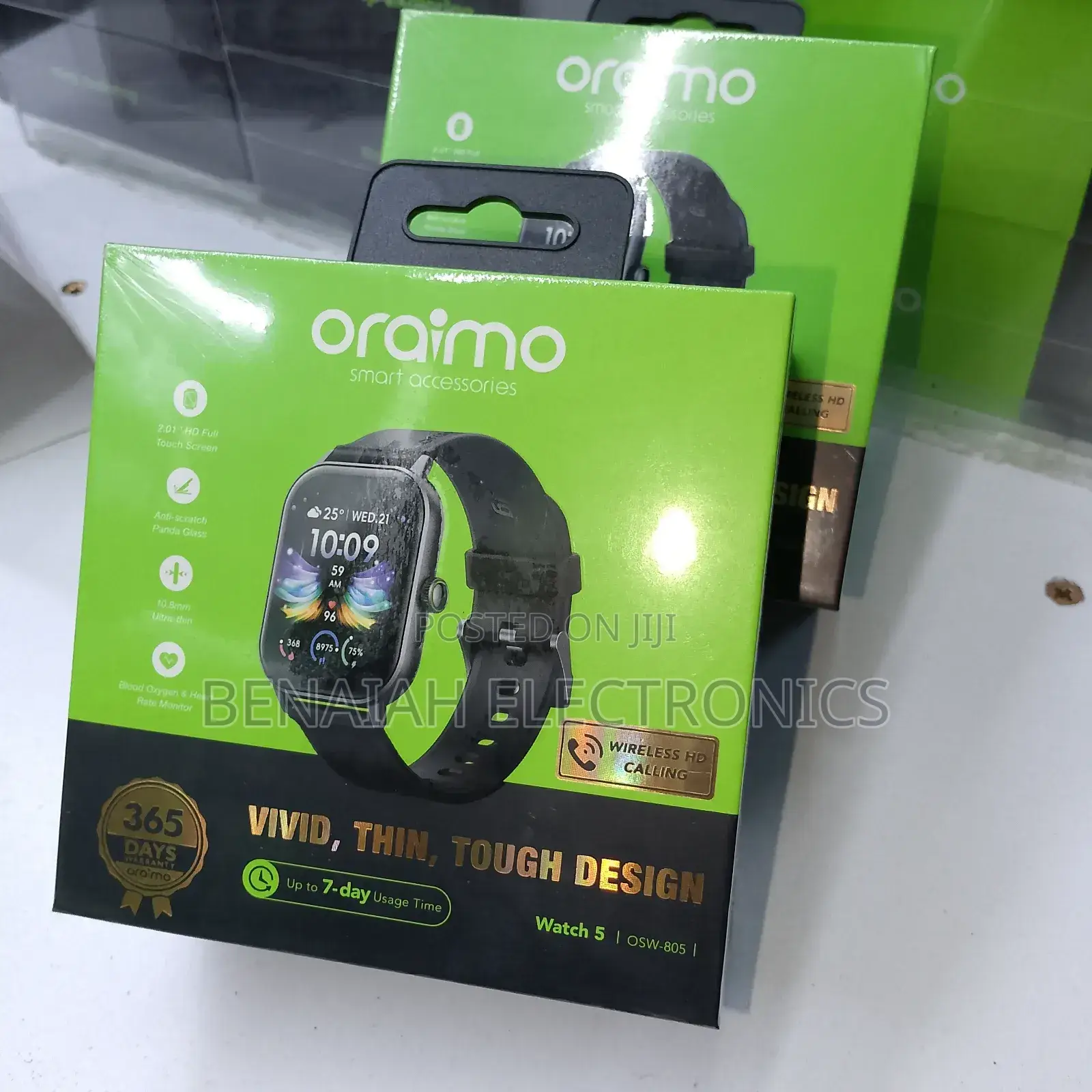 Oraimo Smart Watch 5; Weight 41.59g