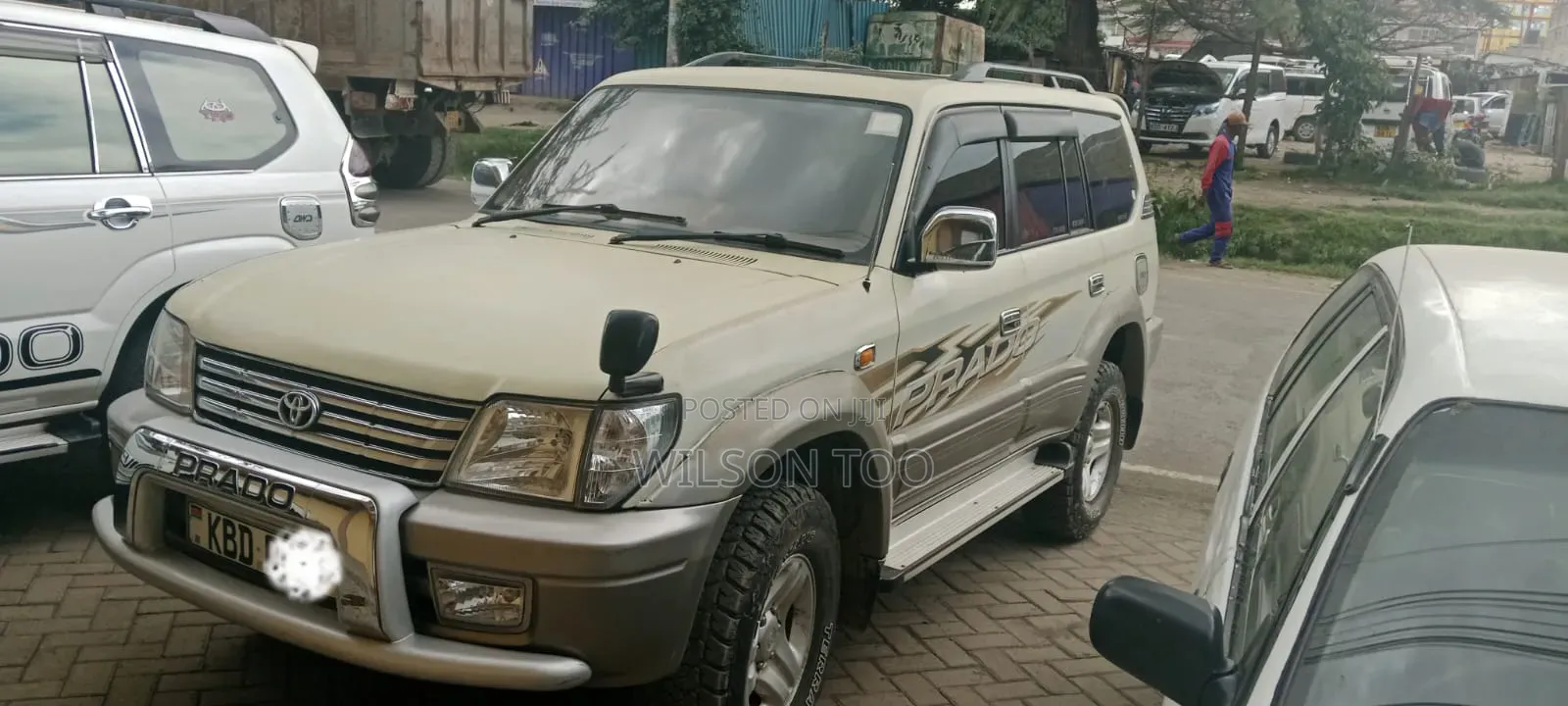 Toyota Land Cruiser Prado 1999 Gray