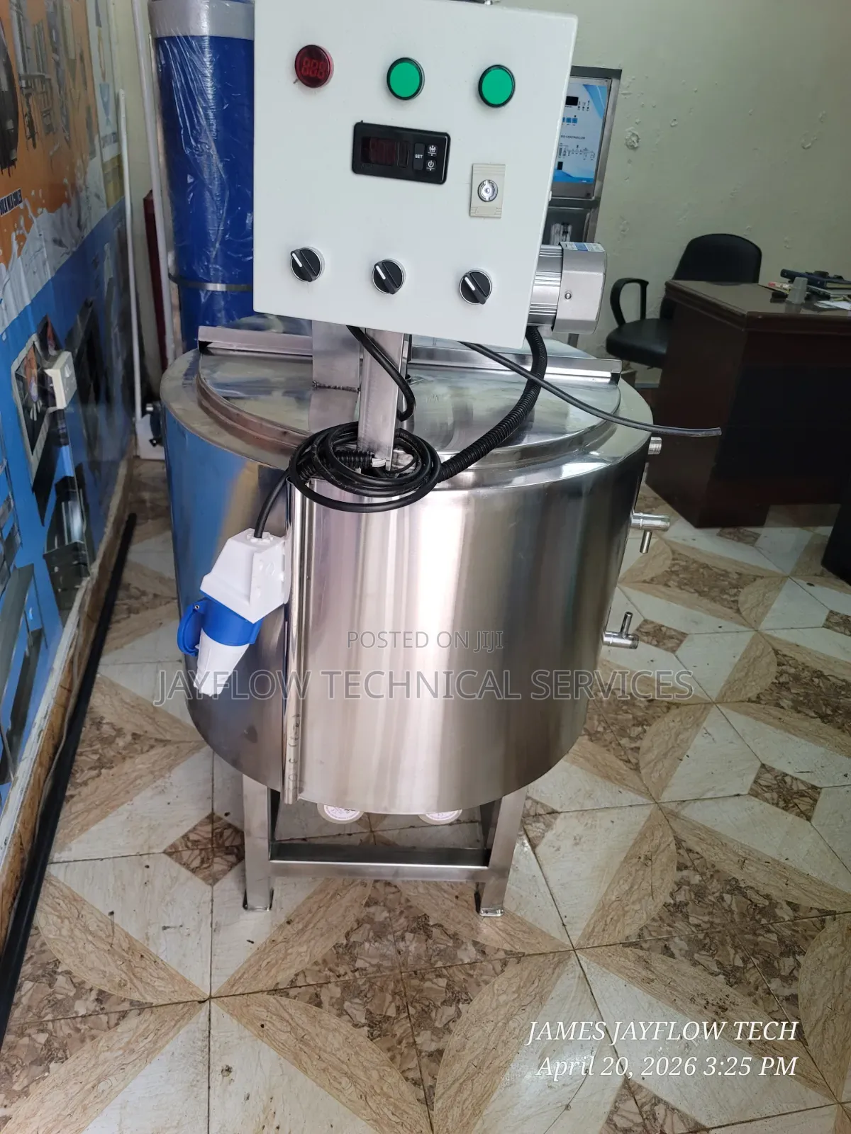 Premium Milk Pasteurizer / Batch Pasteurization Tank – Stainless Steel
