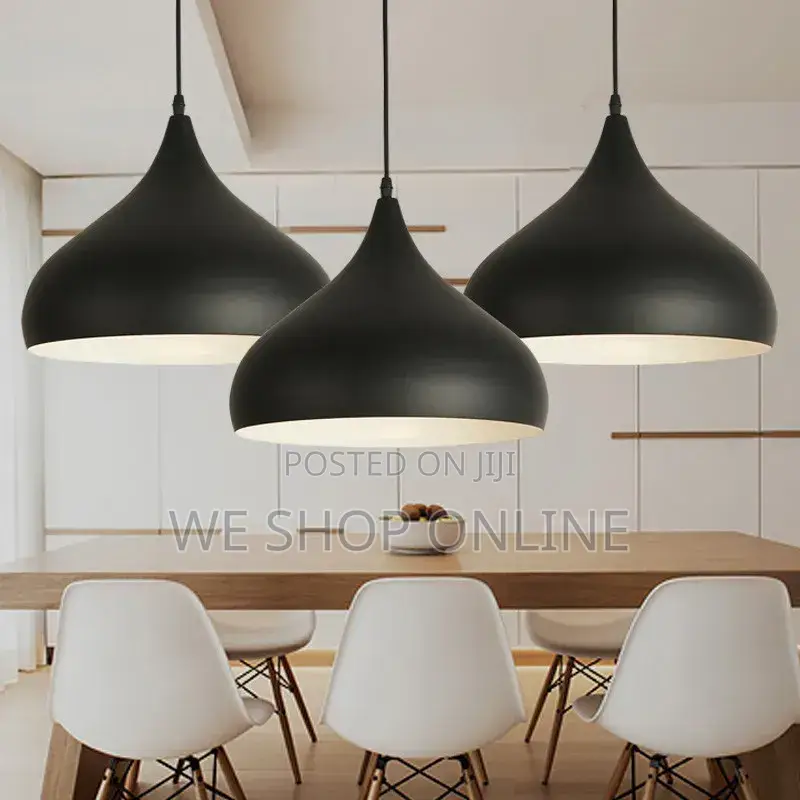 Retro Pendant Light Shade Black/White