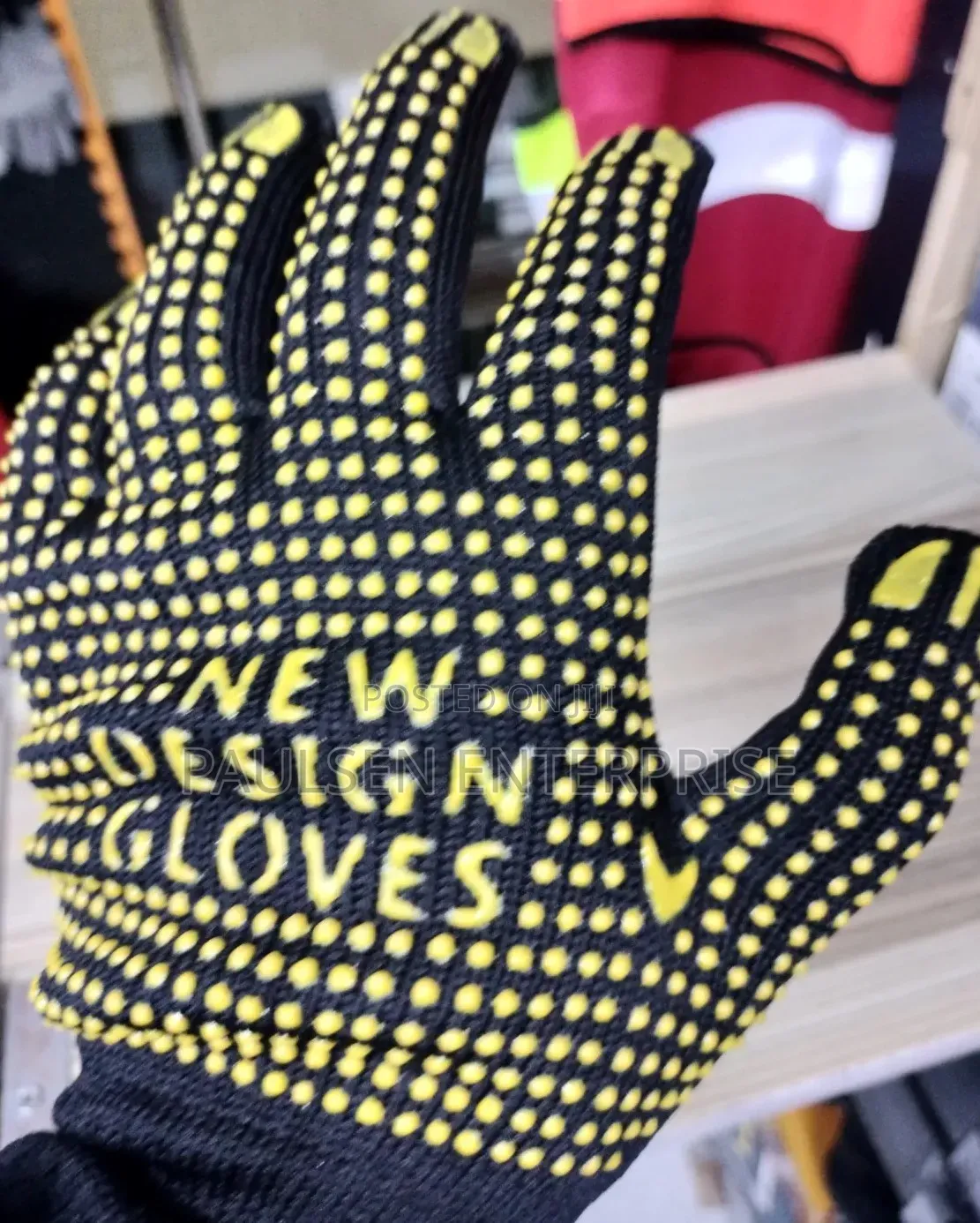 Pvc Dotted Cotton Knit Work Gloves