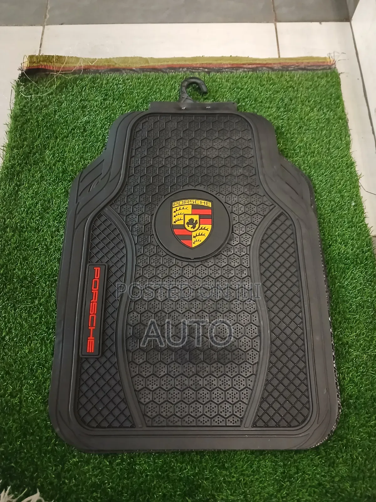 Porsche Car Rubber Floor Mat Heavy Duty Anti-Slip – Universal Fit