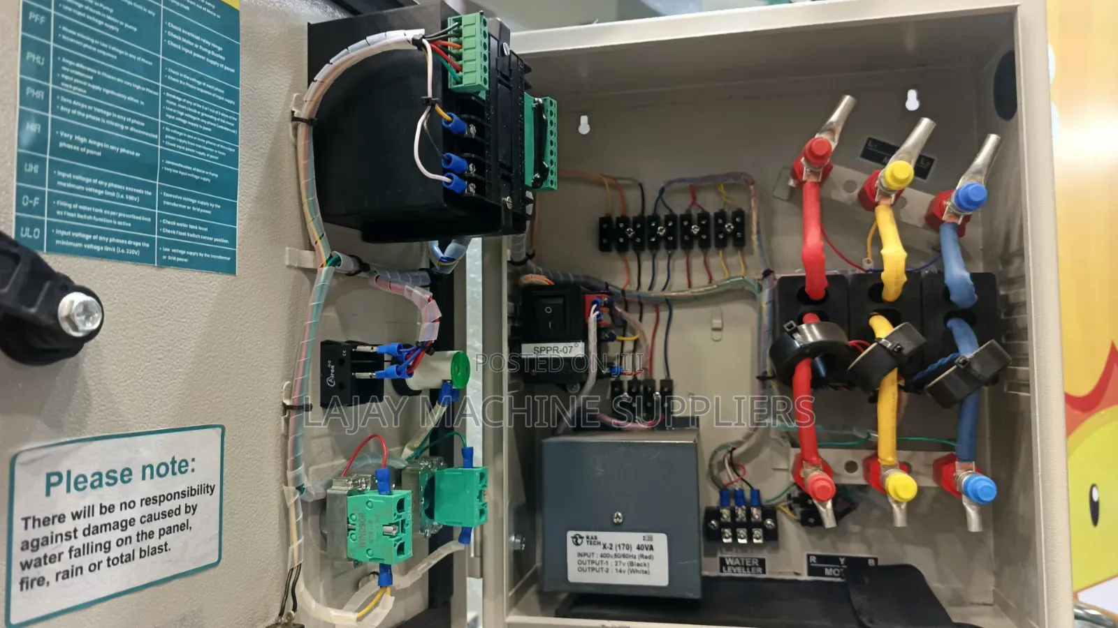 3–5 Kw Borehole Control Panel