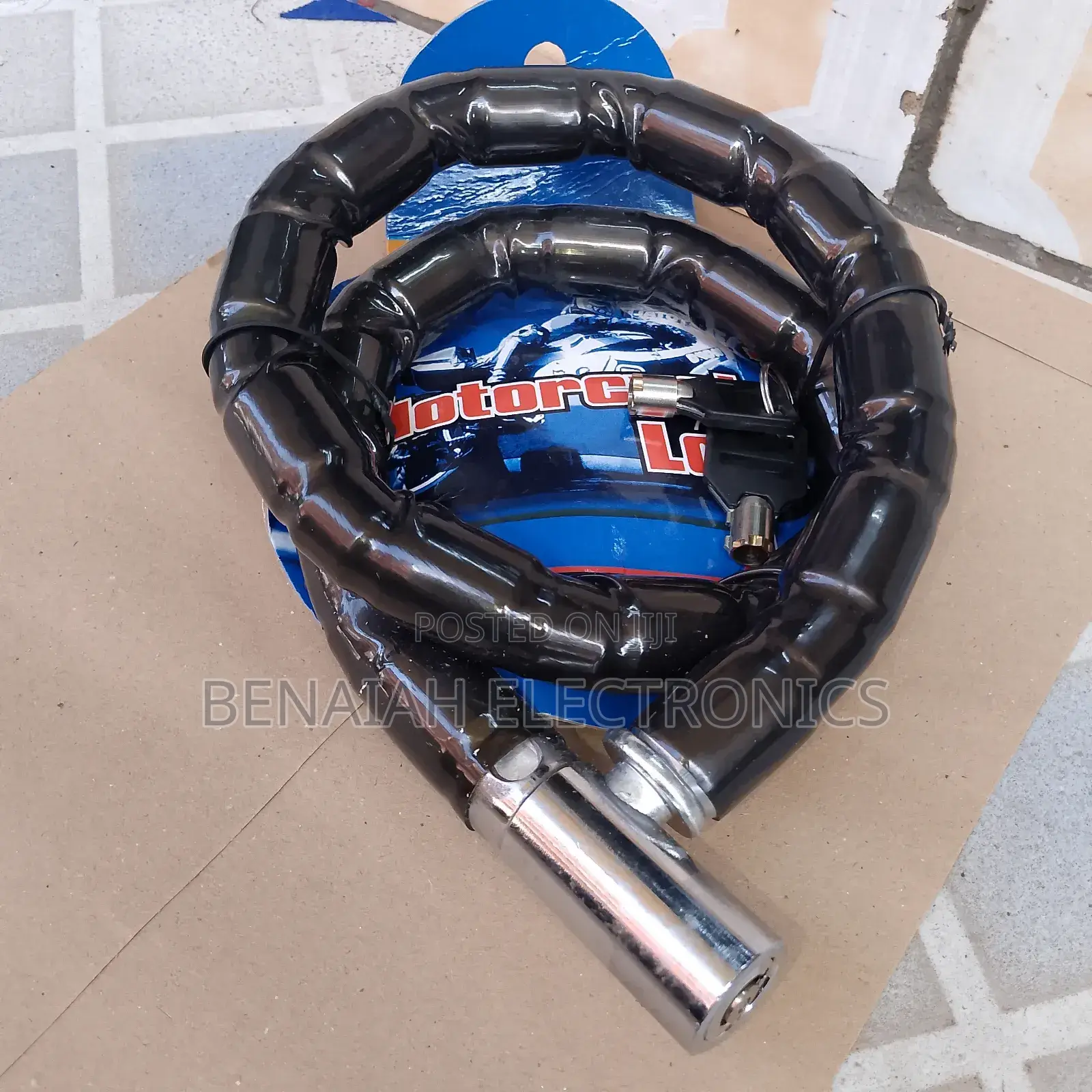 Motorbike Locks With Two Sets of Keys 0.5meters Length