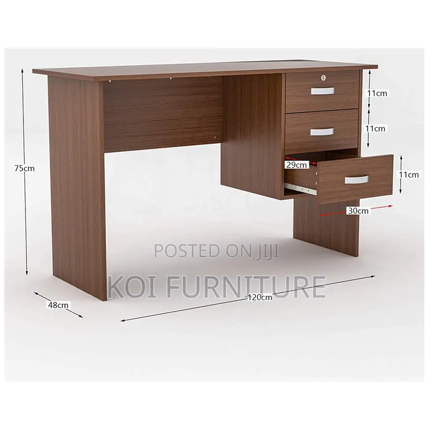 Office Desk : 0.9m Wooden Home Office Study Desk