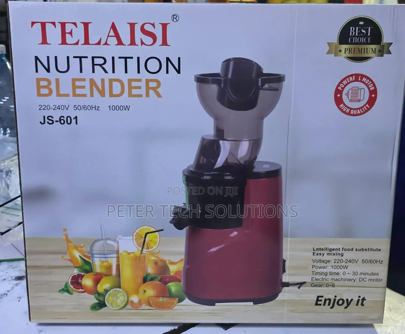 Slow Juicer Telaisi
Original Nutrition Juicer
1000.Watts