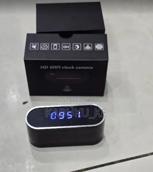 Nanny Camera Clock - Hidden Wifi Camera for Home Use