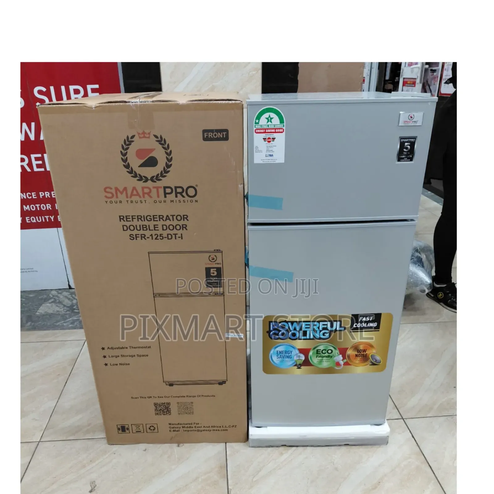 Smartpro 95l Double Door Refrigerator Energy Saving